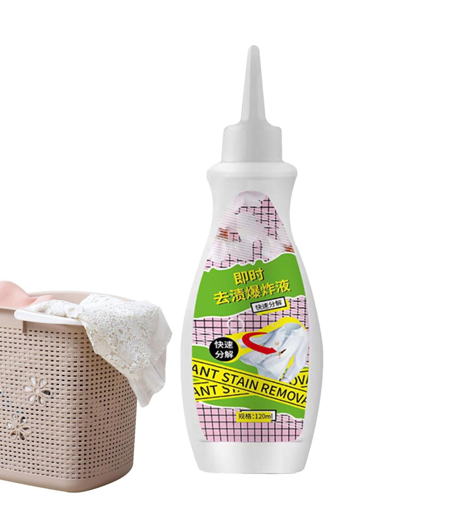 Laundry Stain Removers Spray and Wash Stain Remover Large Capacity 120ml Grease and Blood Stain Remover for Clothes Stain Remover for Fabric Hats Oil Red Wine Ink Armpit Frifer - Buy Online on GoSupps.com