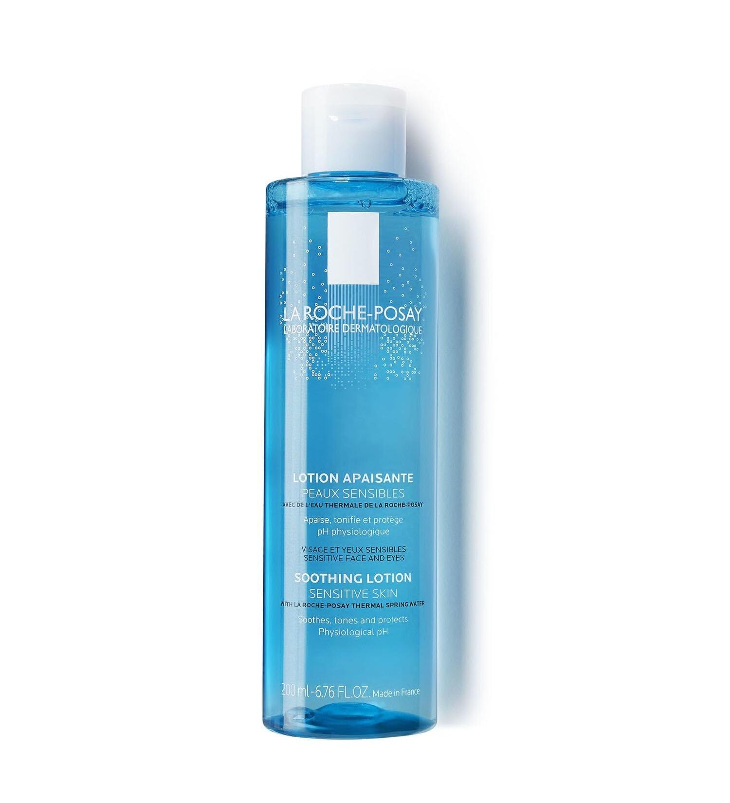 LA ROCHE-POSAY Lotion Apaisante pour Peaux Sensibles Nettoyage Doux Visage et Yeux (200 ml) - lot de 2 - Vendu par Lot