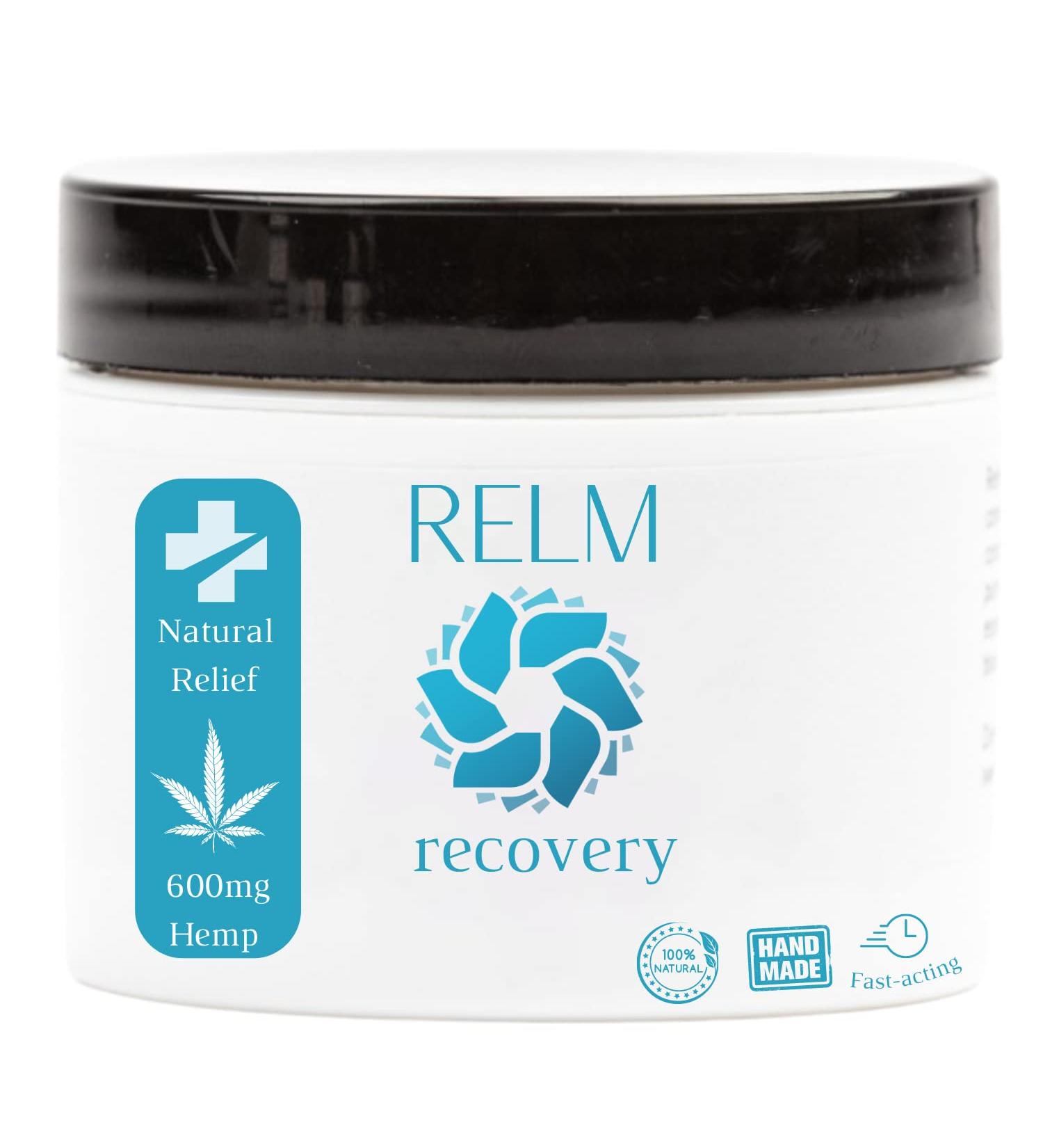 Relm RECOVERY Arnica Hemp Cream with Arnica Extract - 2 oz All Natural Hemp Oil Lotion for Lower Back, Knee Joints, Muscles - Buy Online on GoSupps.com
