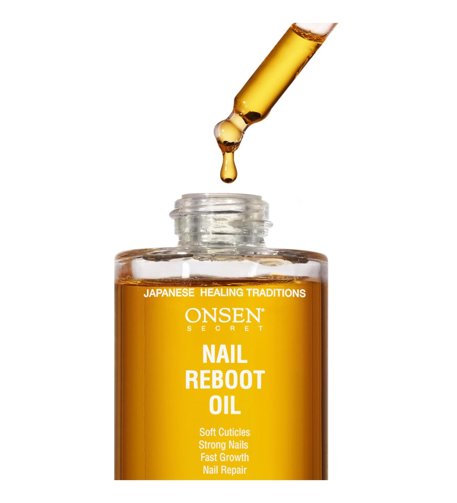 Nail Skin Oil - Onsen 30ml | Japanese Nail Treatment for Damaged Nails | Natural Nail Care & Repair | Visible Results for Perfect Nails - Buy Online on GoSupps.com