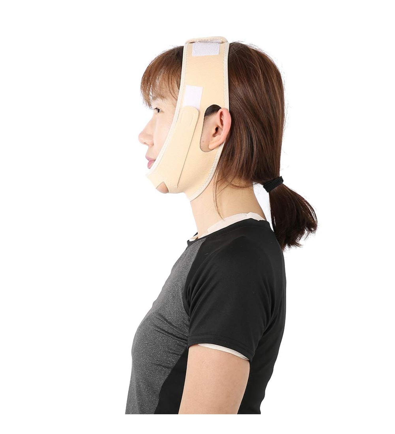 QKISS V Facial Lift Mask - Anti-Double Chin Bandage for Neck & Chin | Breathable Face Lift Belt - Buy Online on GoSupps.com