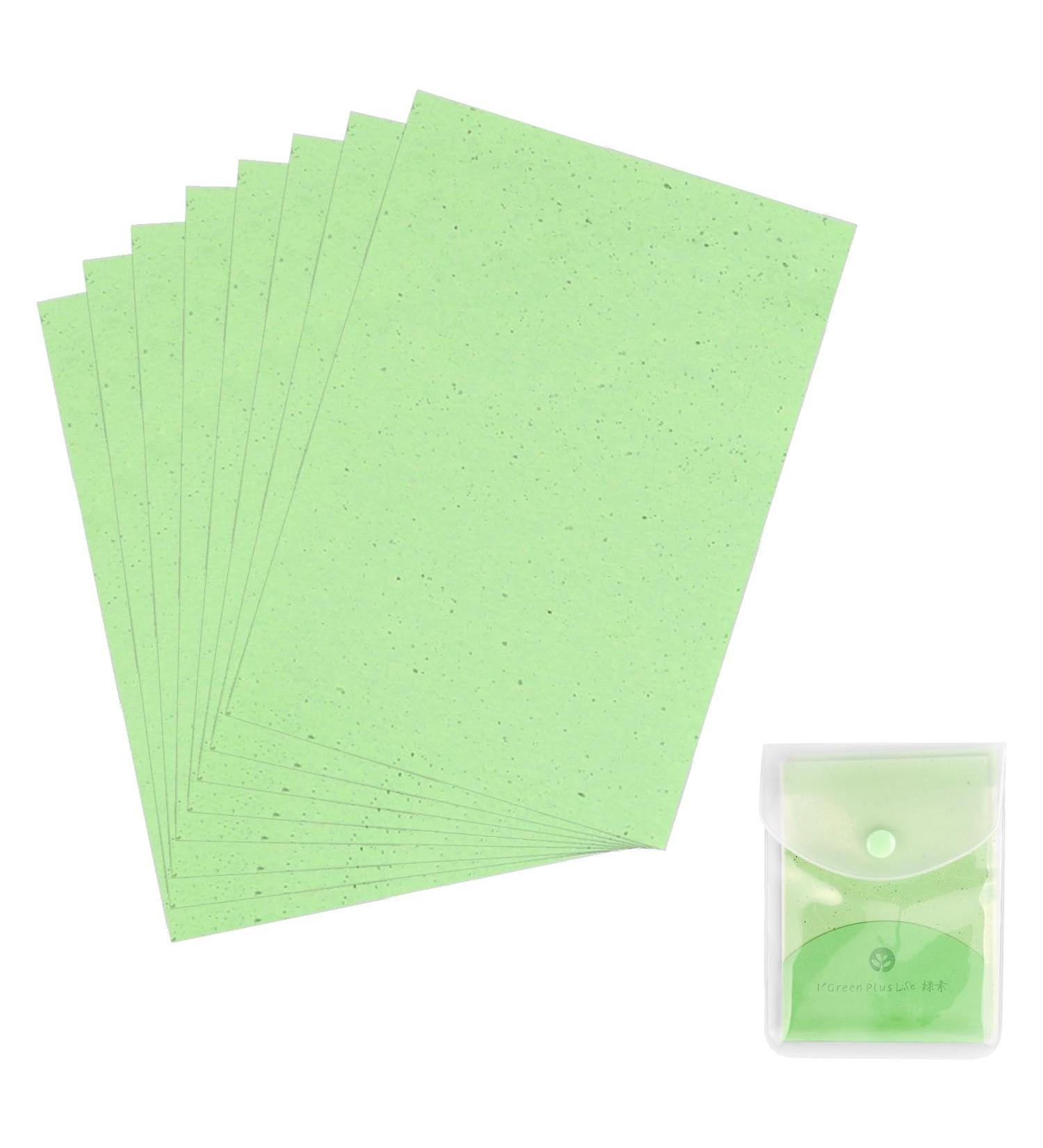 Rumyve Oil Control Mask Bamboo Blotting Paper 160 Count - Green Tea Infused for Facial Skin Care & Makeup - Buy Online on GoSupps.com