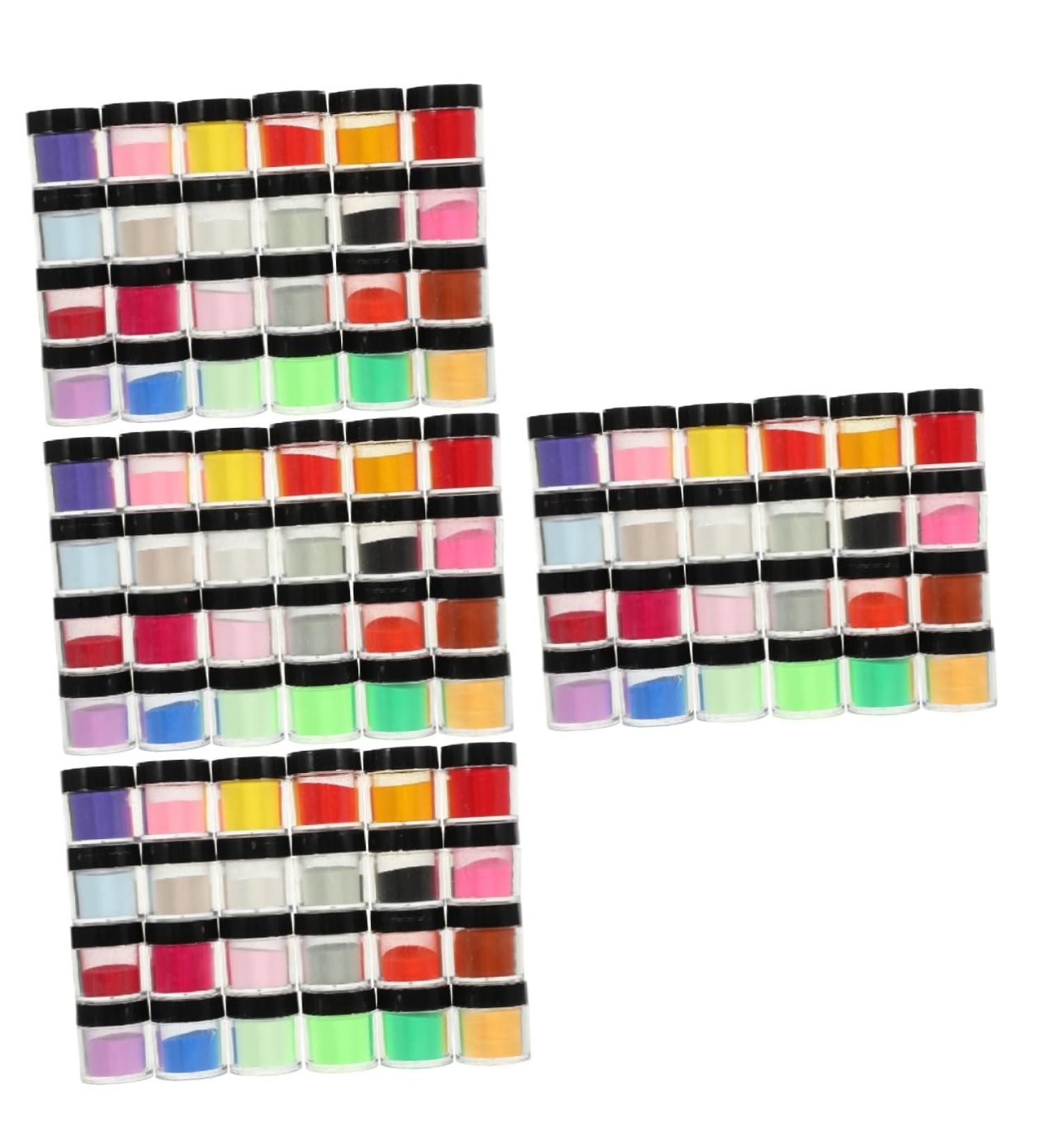 Healvian 96 Boxes Nail Crystal Powder Nail Pigment Powder Acrilicos De U as Arycil Powder Nail Powder - Buy Online on GoSupps.com