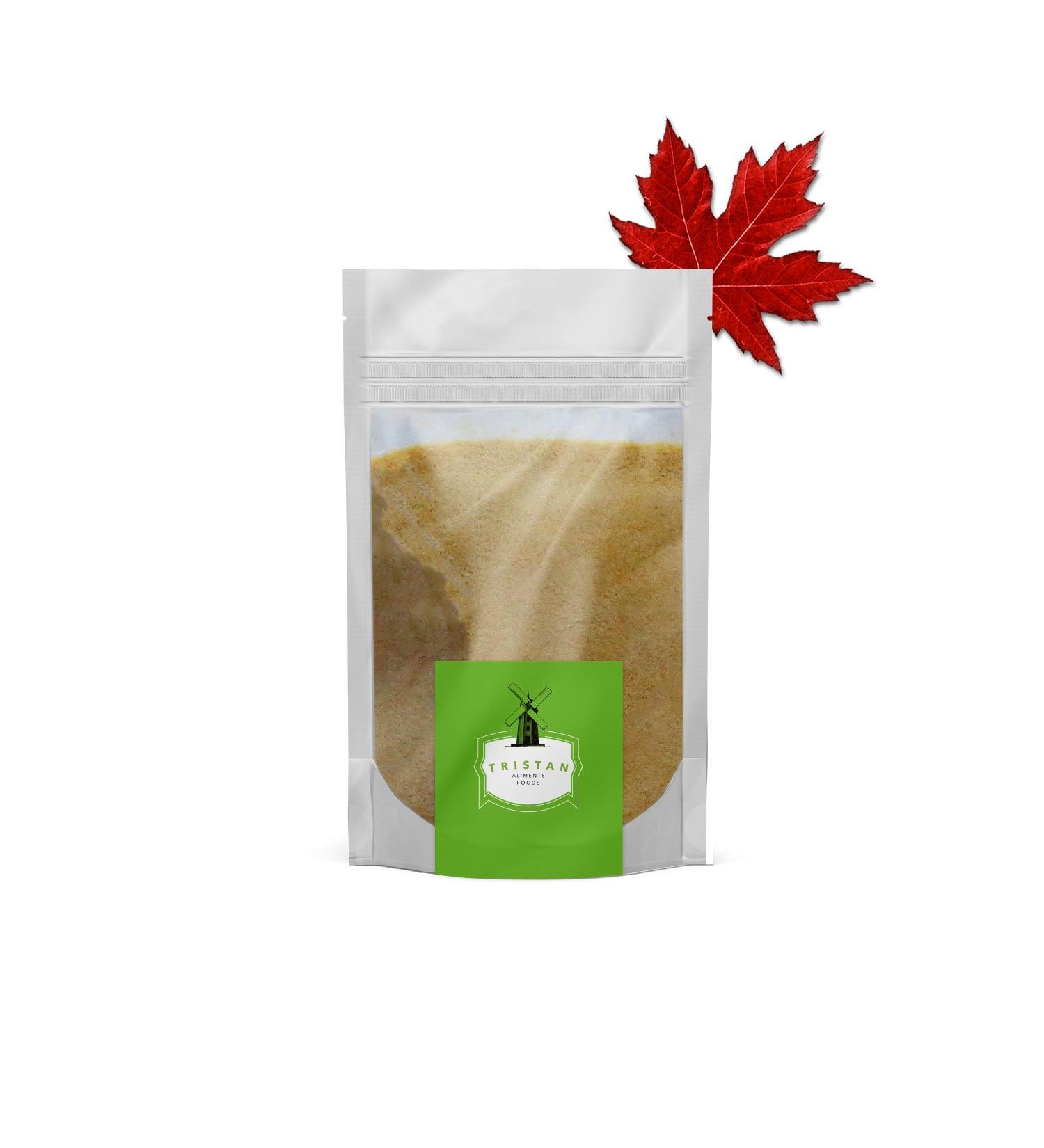 Pure Organic Maple Sugar (175gr) Canadian Made | Pure Natural Organic Tristan Foods (Grind - Fine Granulated) - Buy Online on GoSupps.com