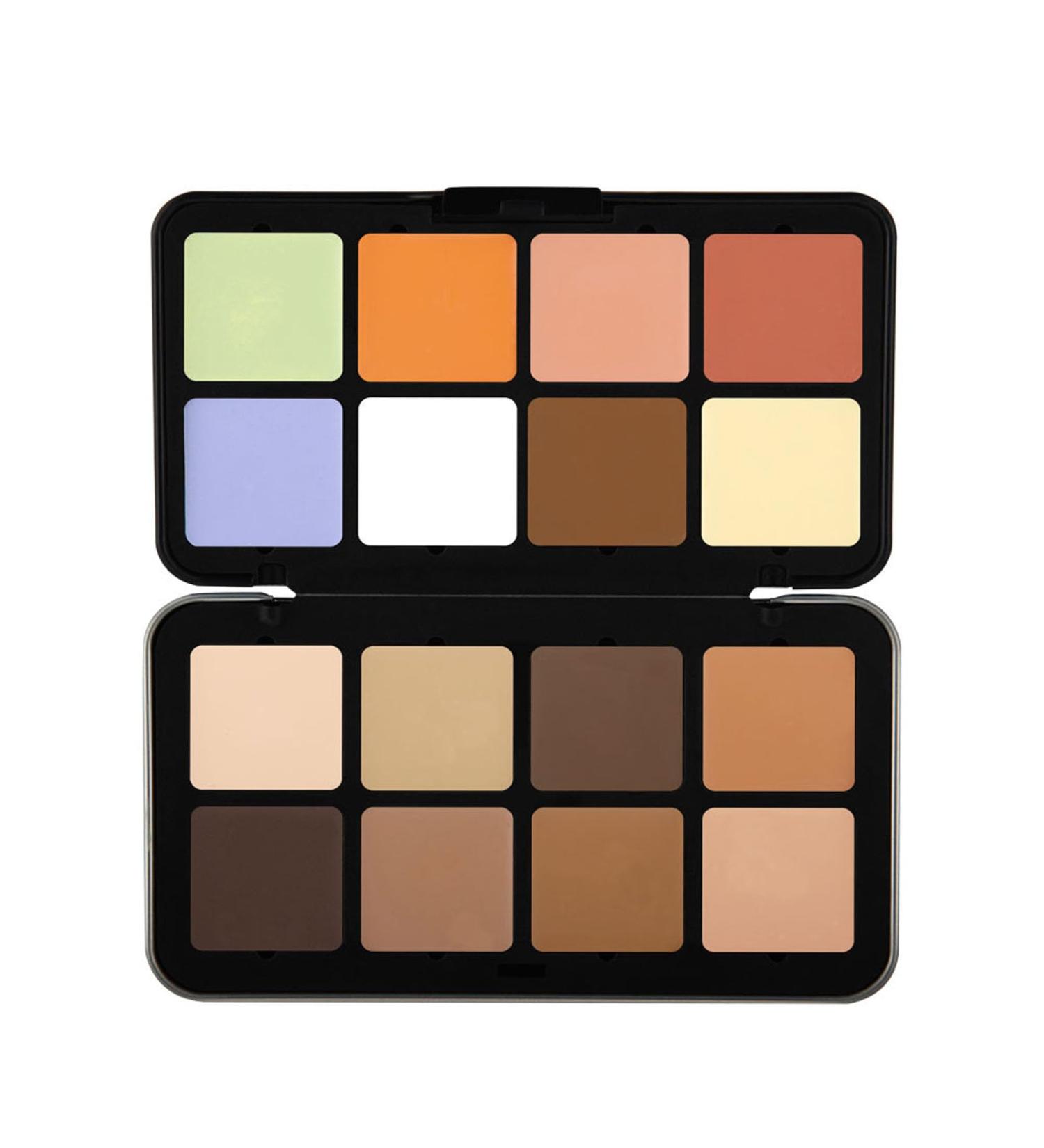 16 Colors Concealer Makeup Palette - Professional Full Coverage Makeup Palette - Contouring Foundation - Correcting and Concealing Blemishes Redness - Buy Online on GoSupps.com