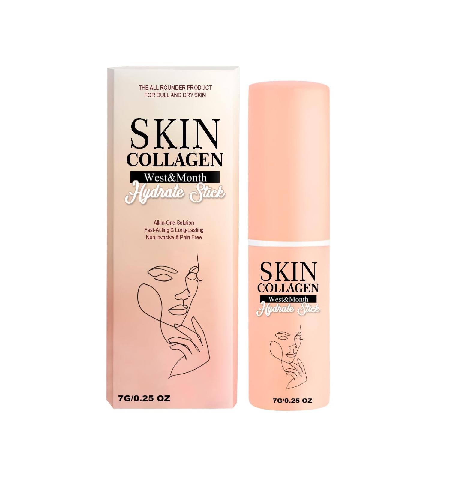 JOYVOIDX Collagen Hydrating Stick for Face All-in-One Moisturizing Balm with Aqua and Collagen Fast-Absorbing Solution for Dry Skin On-The-Go Hydration 0.25 oz - Buy Online on GoSupps.com