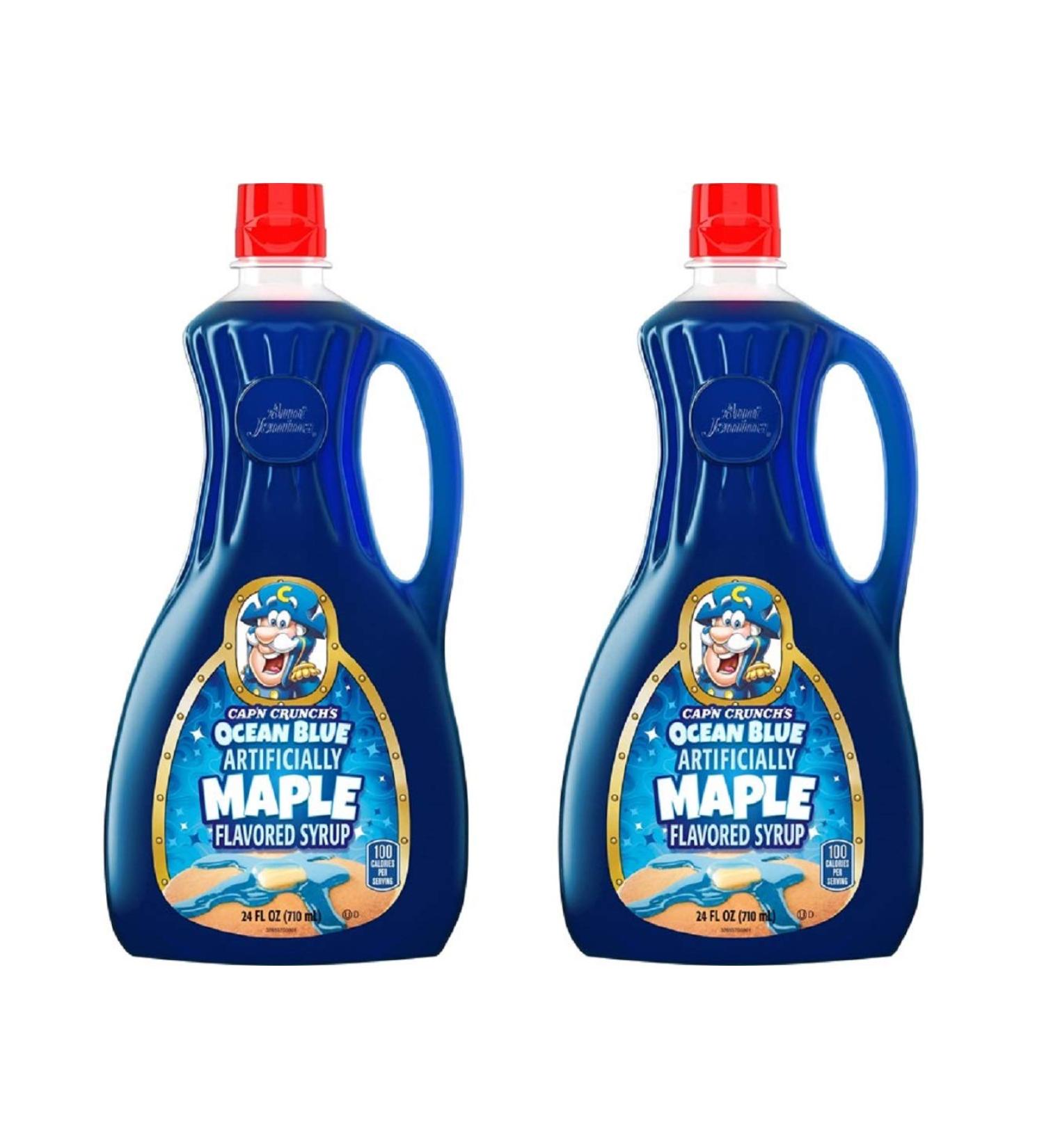 Cap'n Crunch Ocean Blue Maple Syrup 24 oz - 2 Pack - Buy Online on GoSupps.com