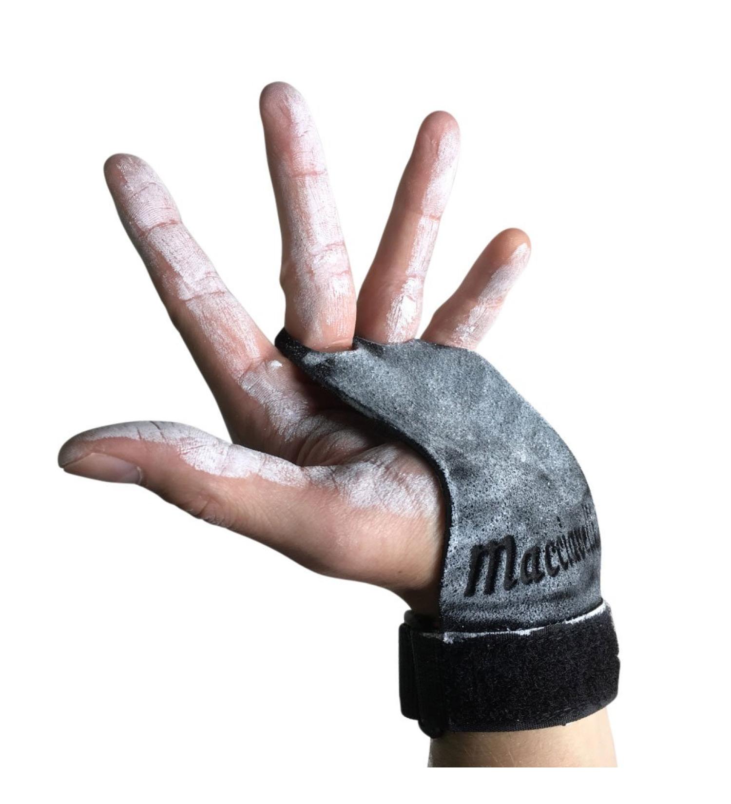 Macciavelli Pull Up Grips | Hand Grips for Calisthenics Cross Training & Gymnastics | Alternative to Fitness Gloves - Black - Buy Online on GoSupps.com