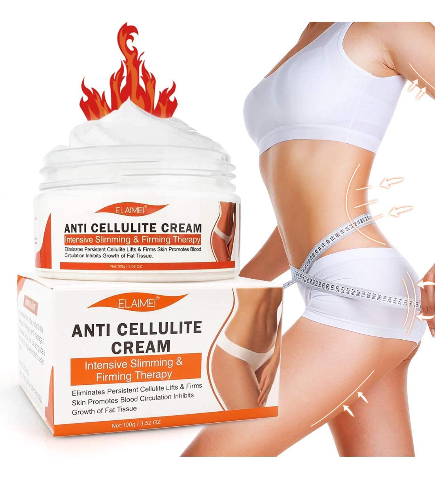 Anti Cellulite & Fat Burning Cream for Belly - Fast Weight Loss Belly Fat Burner for Stomach, Thighs, & Buttocks | Orange - Buy Online on GoSupps.com