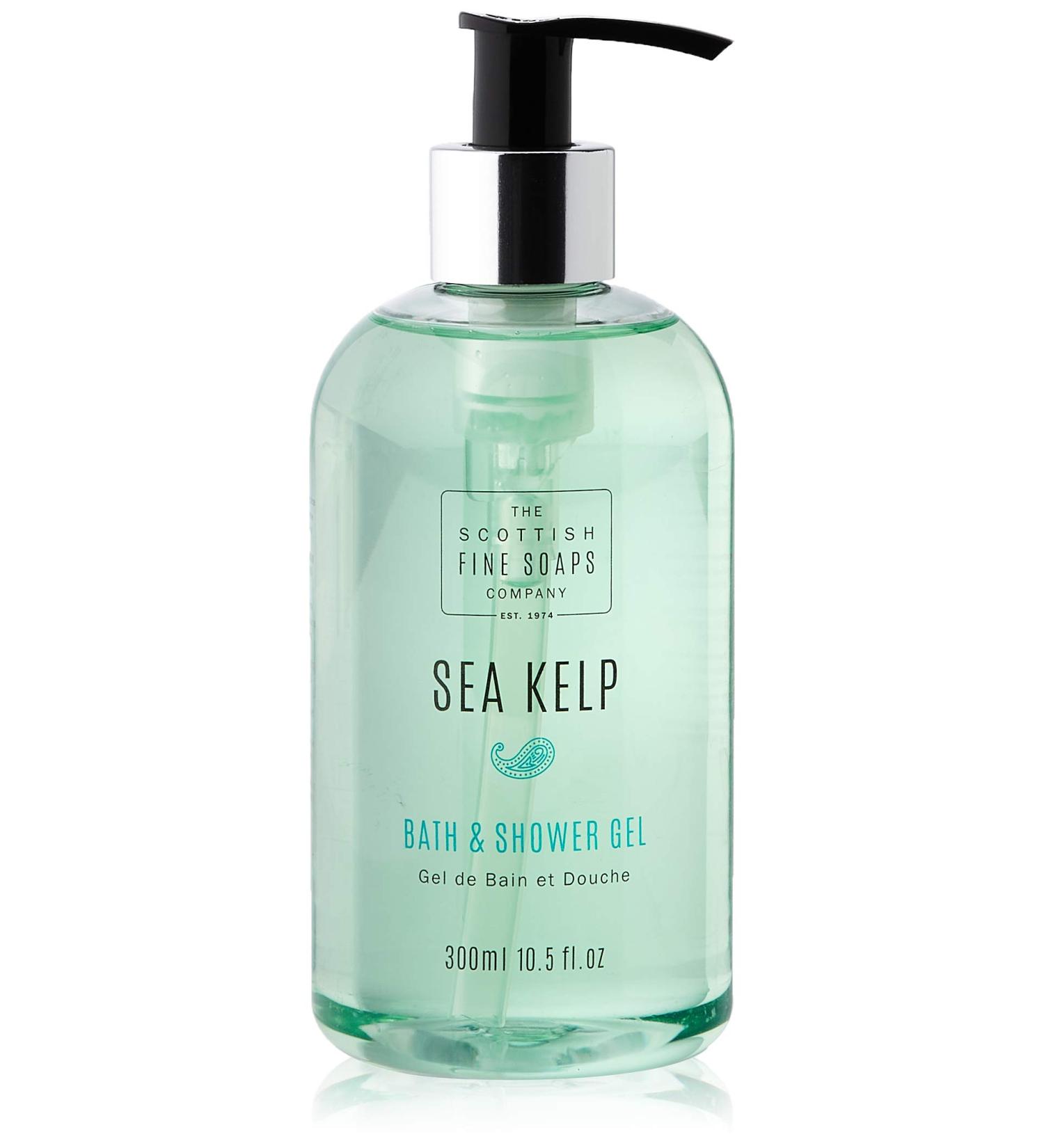 Buy Scottish Fine Soaps Sea Kelp Bath & Shower Gel 300ml - Nourishing & Refreshing Body Wash for All Skin Types - International Shipping Available - Buy Online on GoSupps.com