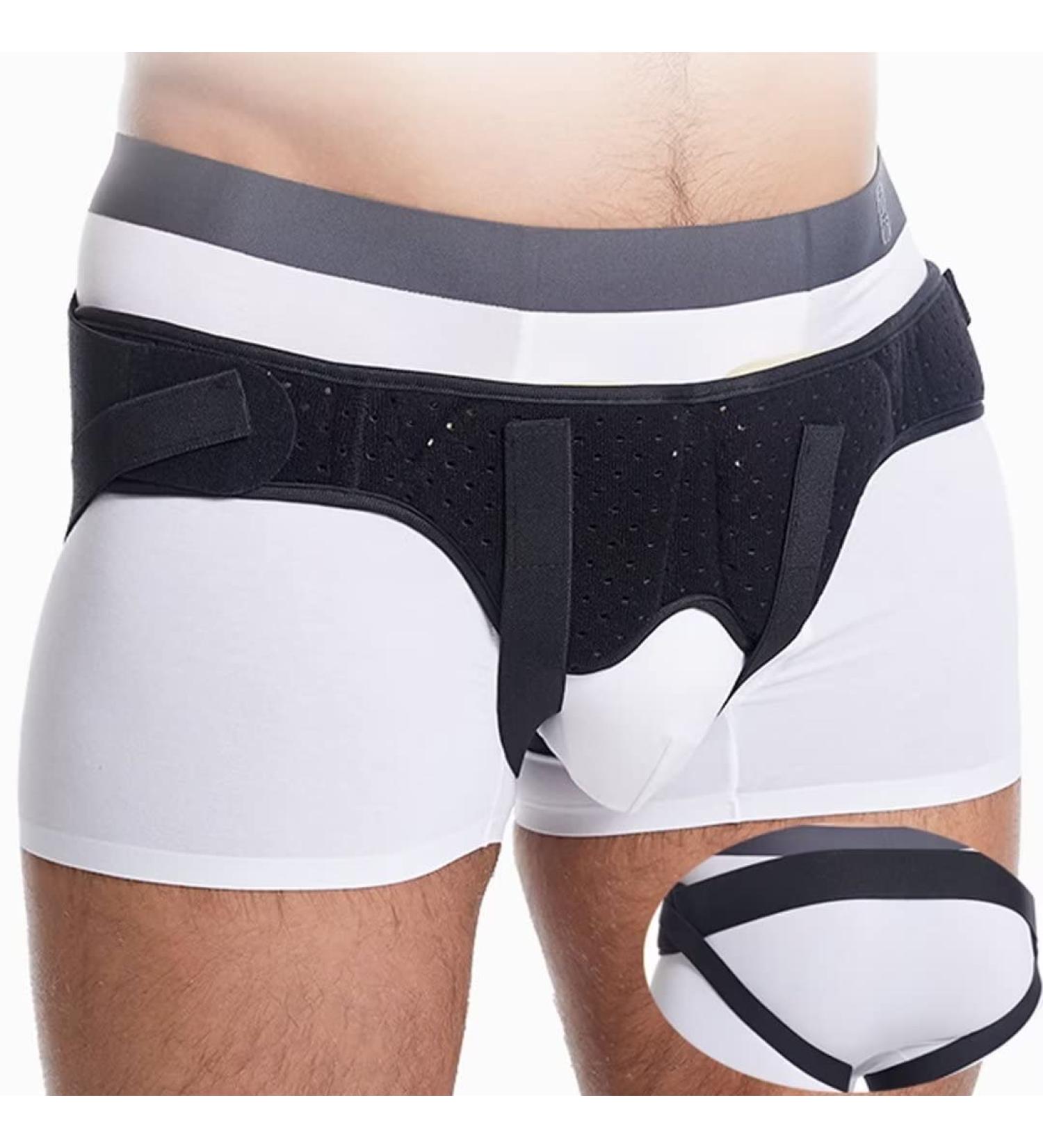 NEZIH Hernia Belt with 2 Compression Pads - Left/Right Umbilical Hernia Support | International Shipping Available - Buy Online on GoSupps.com