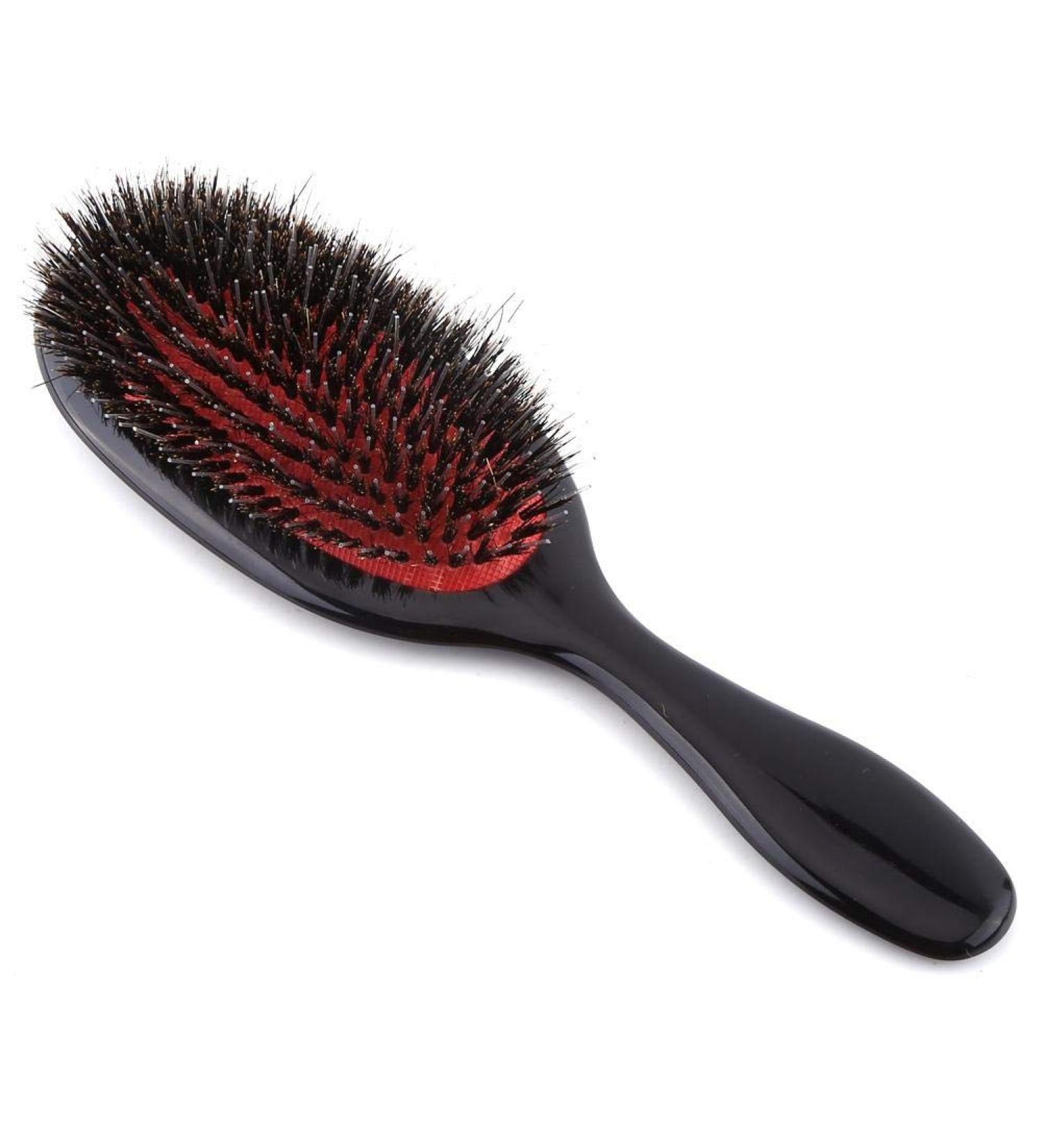 Oval Hair Comb Brush - Detangling & Straightening Paddle Hairbrush | Scalp Massage Tool (2 Sizes) - Buy Online on GoSupps.com