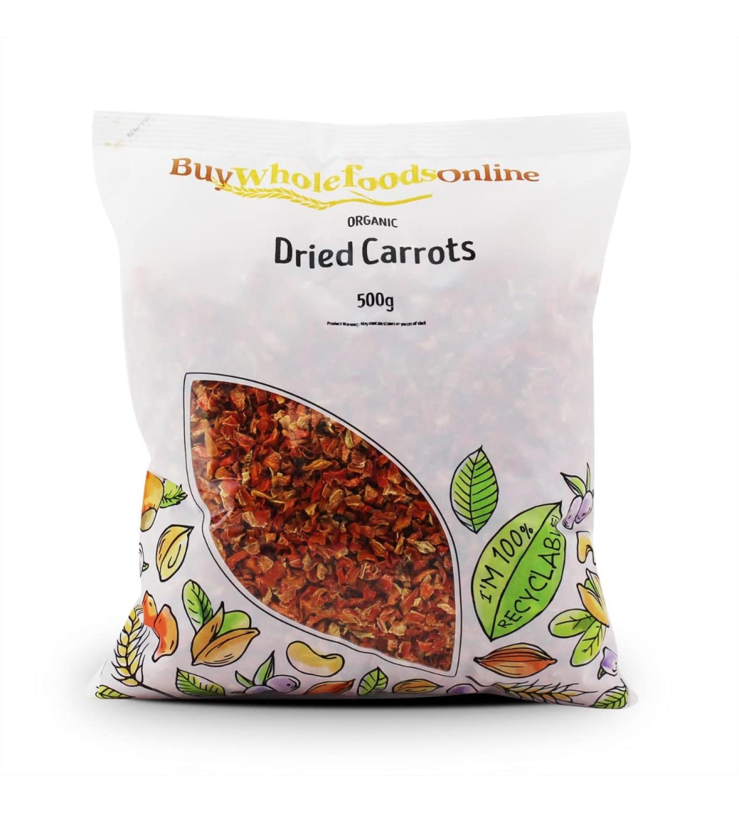 Organic Dried Carrots 500g (BWFO)