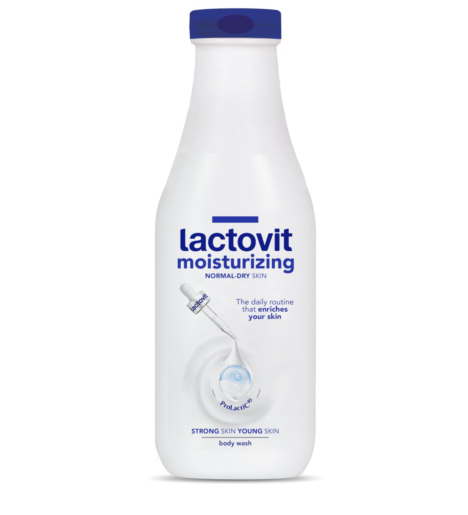 Lactovit | Moisturizing Body Wash | Hydrating Shower Gel | For all Skins | With ProLactiC10 Collagen & Elastin Booster | Smooth & Youthful Skin | Dermatologist Recommended | 600 ml 22.88 Ounce (Pack of 1) - Buy Online on GoSupps.com