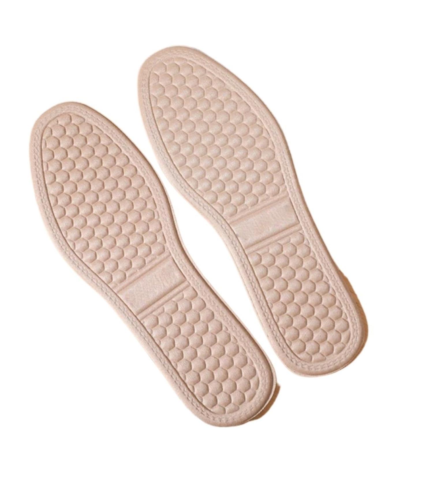 CSCDD Soft Shoe Insoles - Breathable Cotton Comfort Inserts for Men & Women (Size D 39-40) - Sweat Absorbing - Buy Online on GoSupps.com