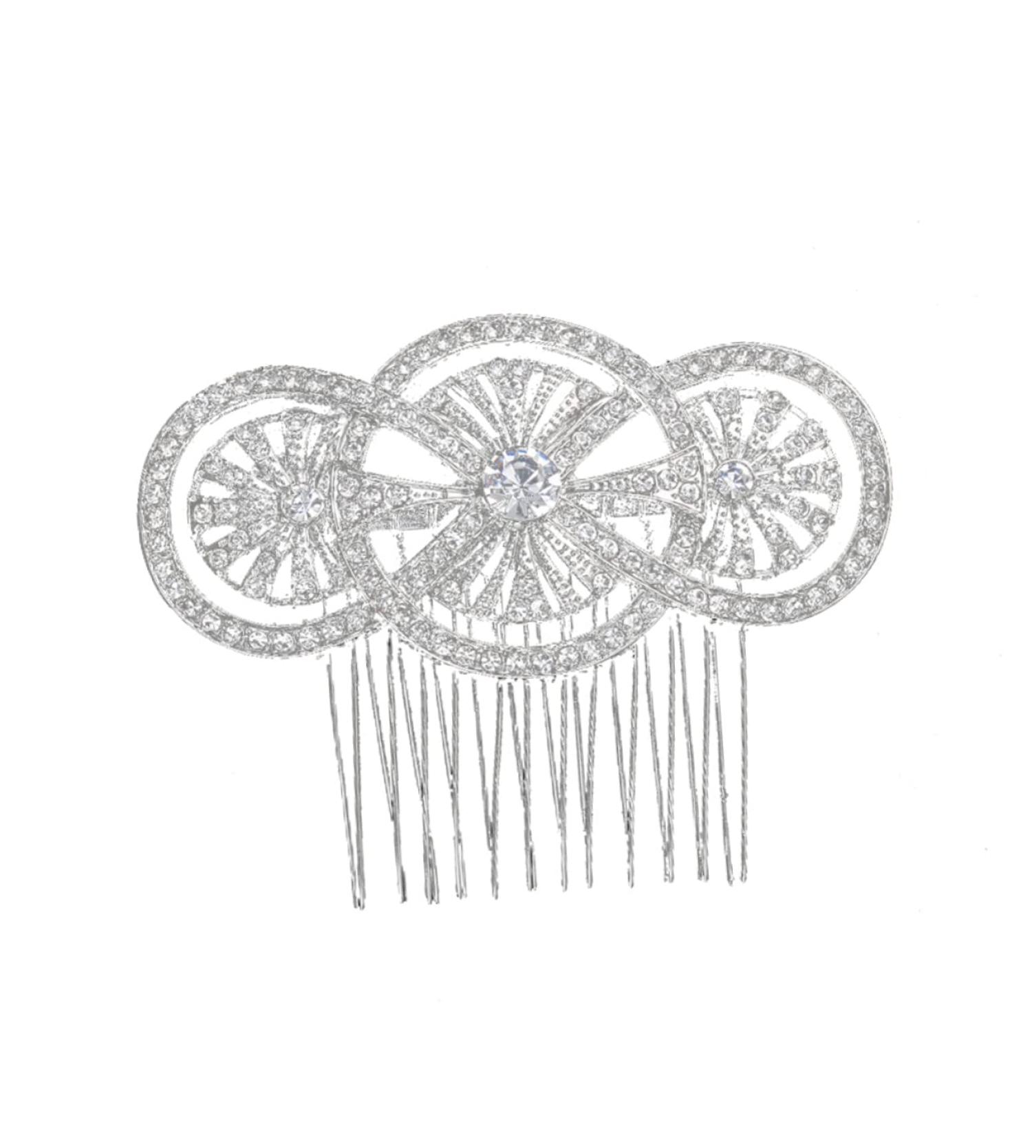 FRCOLOR Bride Insert Comb Tiara Bridal Hair Comb Wedding Headpiece Rhinestone Hairpin Bridal Headdress European and American Bride Hair up Bridesmaid Hair Accessories - Buy Online on GoSupps.com