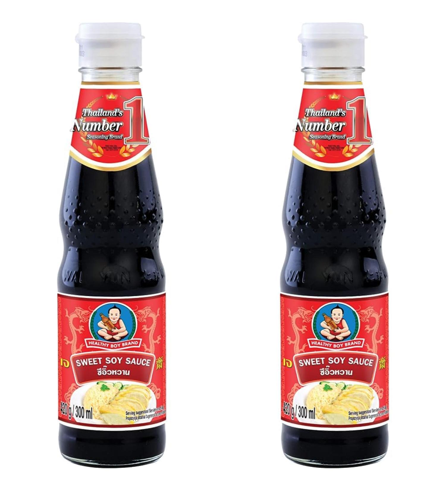 Healthy Boy Sweet Soy Sauce (Pack of 2 x 400g) - Premium Quality for International Shipping - Buy Online on GoSupps.com