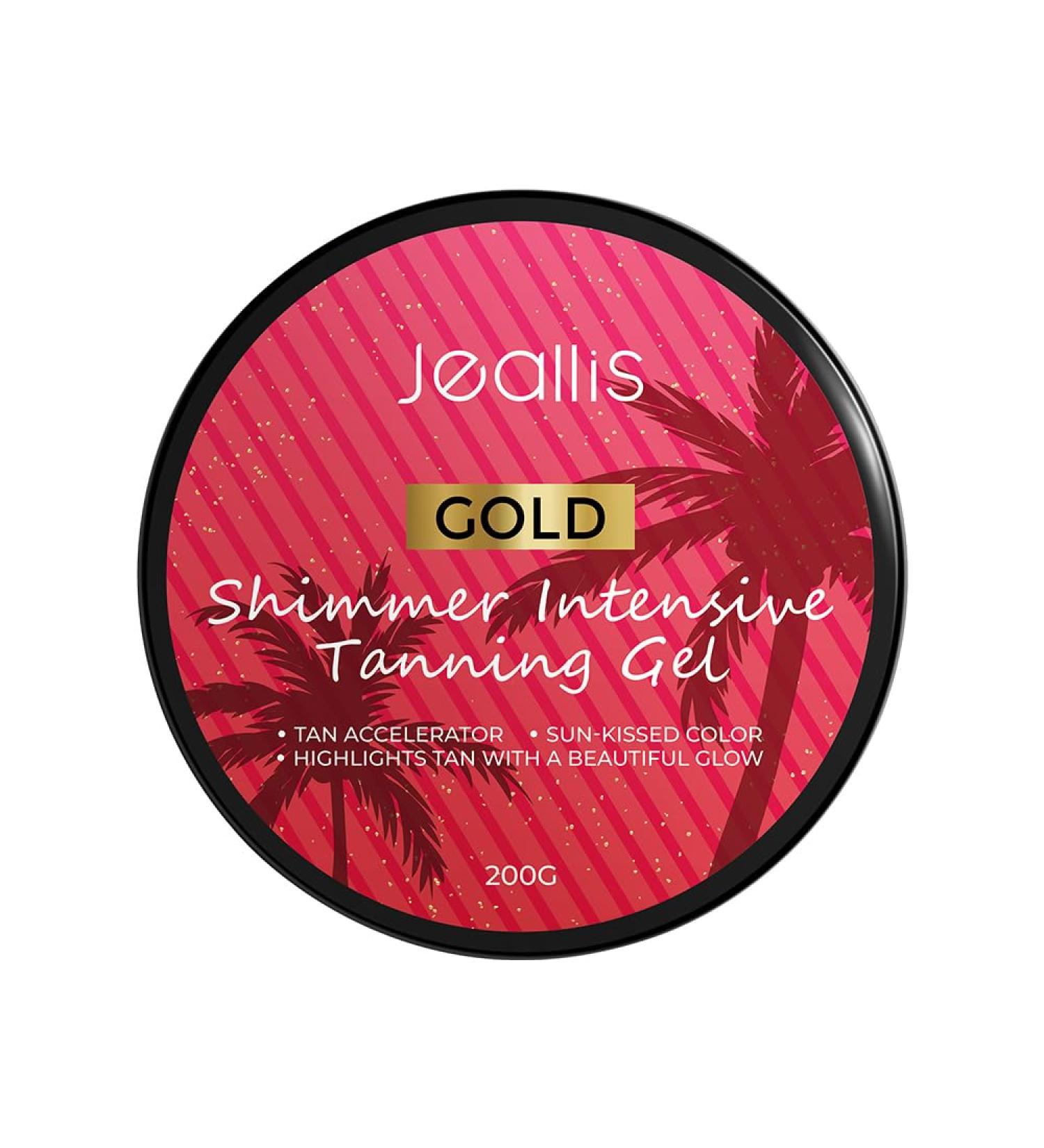 Extreme Dark Intensive Tanning Gel - Pomegranate & Carrot Gold Shimmer for Outdoor Sun - Fast Dark Tan Butter with SPF 0 - 200g - Buy Online on GoSupps.com