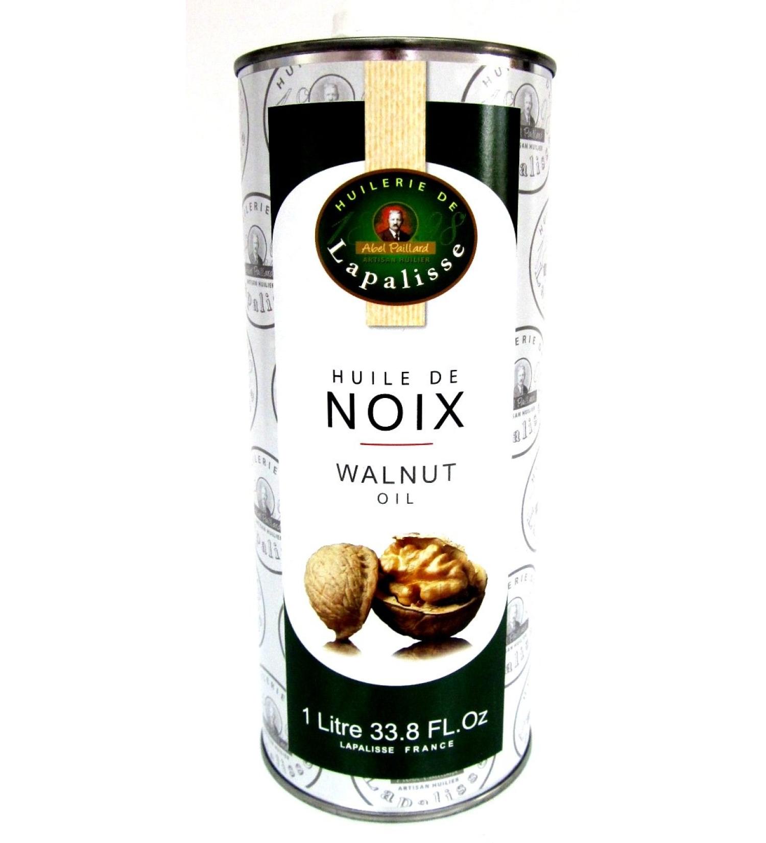 Huileries de Lapalisse 100% Walnut Oil - Premium French Oil 1 Liter - Buy Internationally - Buy Online on GoSupps.com