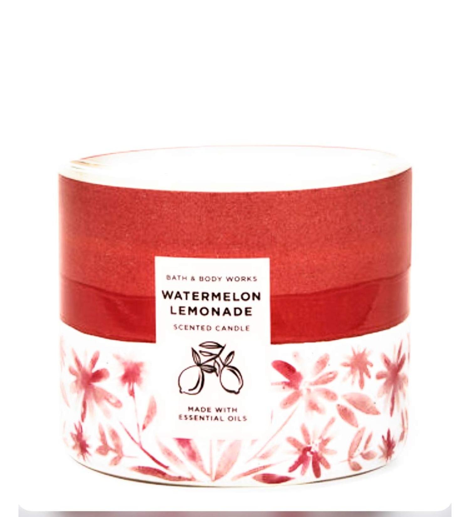 Buy Bath and Body Works 14.5 Oz 3 Wick Candle - Watermelon Lemonade | International Shipping - Buy Online on GoSupps.com