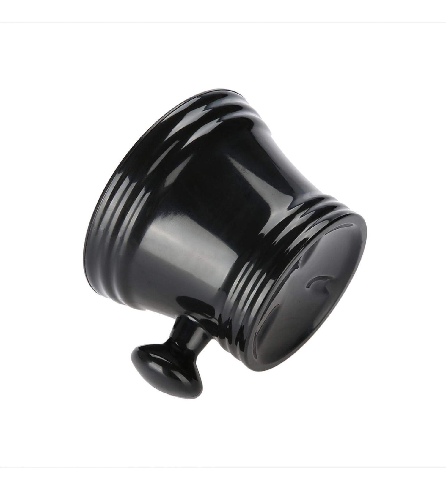 Buy Vendite Pazze Black Shaving Bowl 11x11x8 cm | Foam Shaving Cream Bowl for Men | International Shipping Available - Buy Online on GoSupps.com