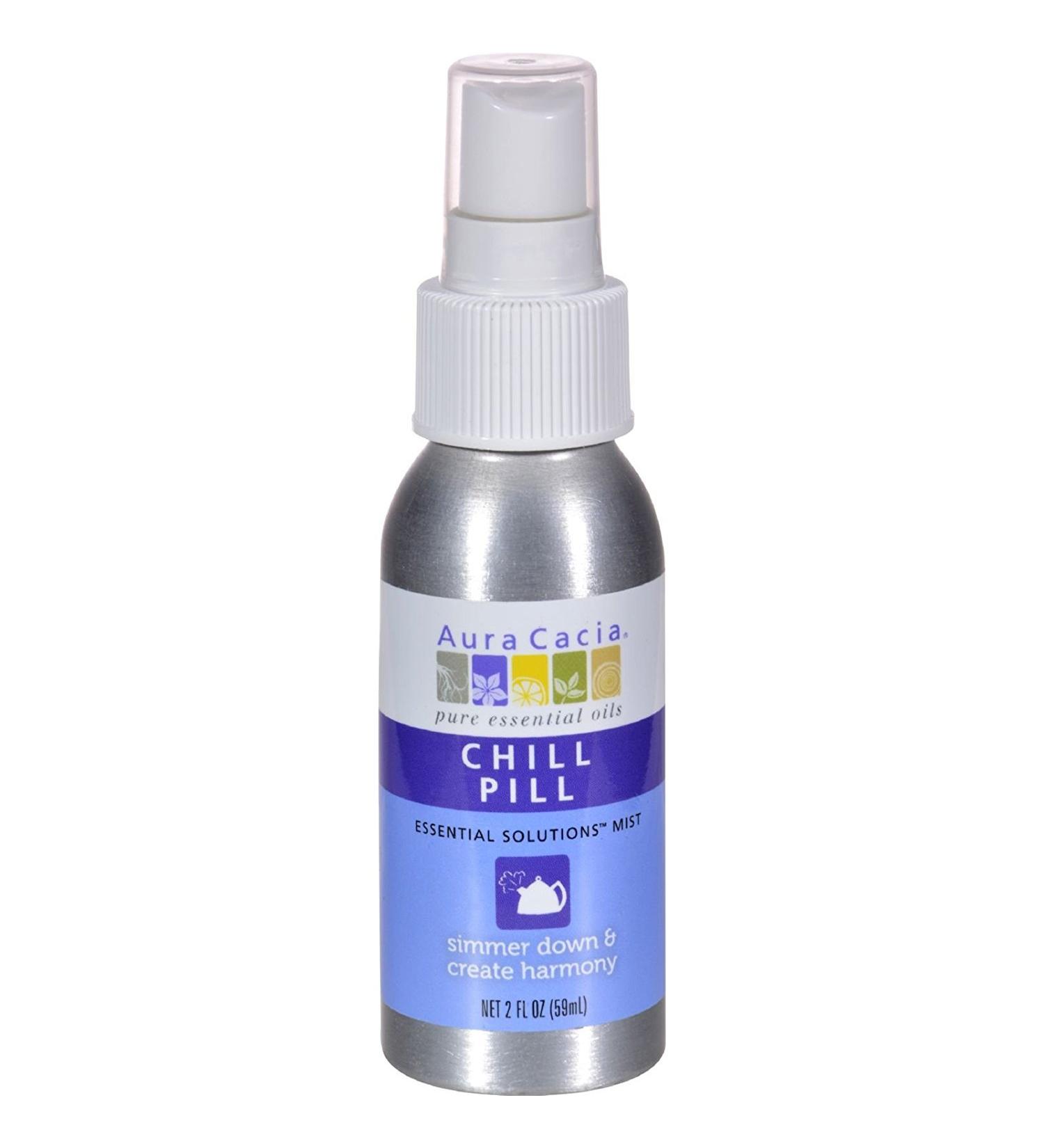 Aura Cacia Mist Chill Pill 2 Ounce (Pack of 8)