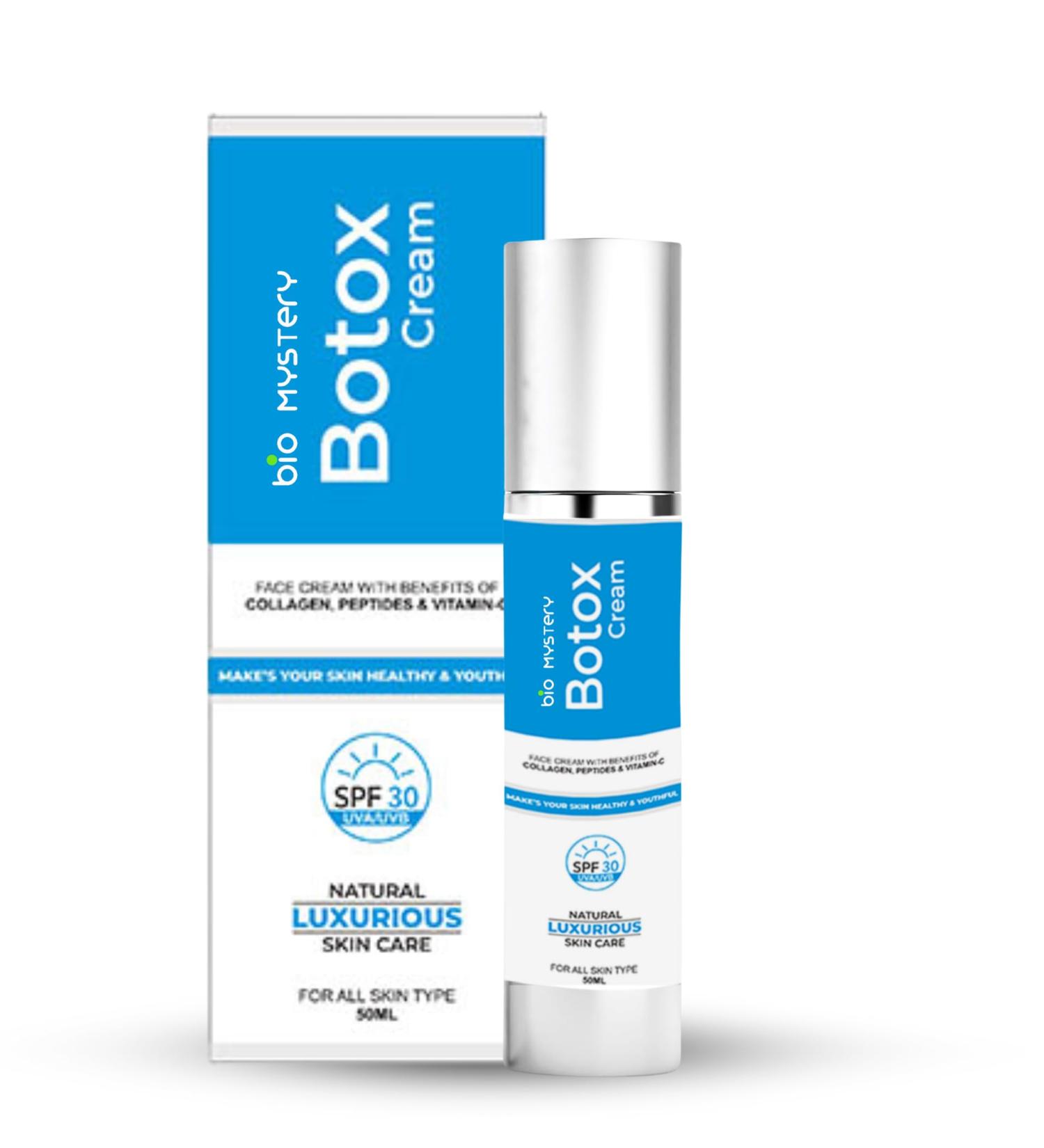 Botox Face Cream SPF 30 - Anti-Aging Moisturizer (50ml/1.7oz) | Fast International Shipping - Buy Online on GoSupps.com