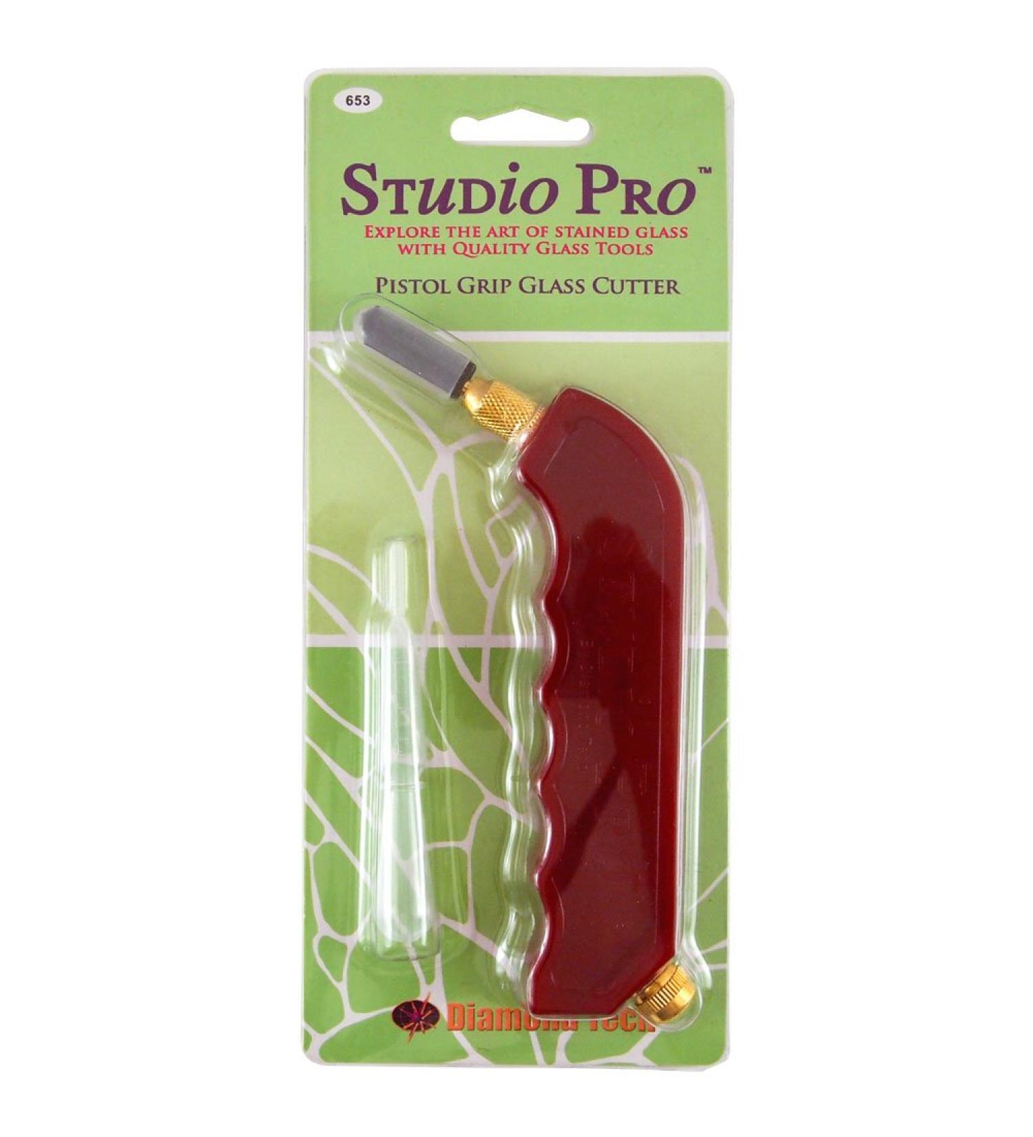 Studio Pro 653 Pistol Grip Glass Cutter with Oil Reservoir
