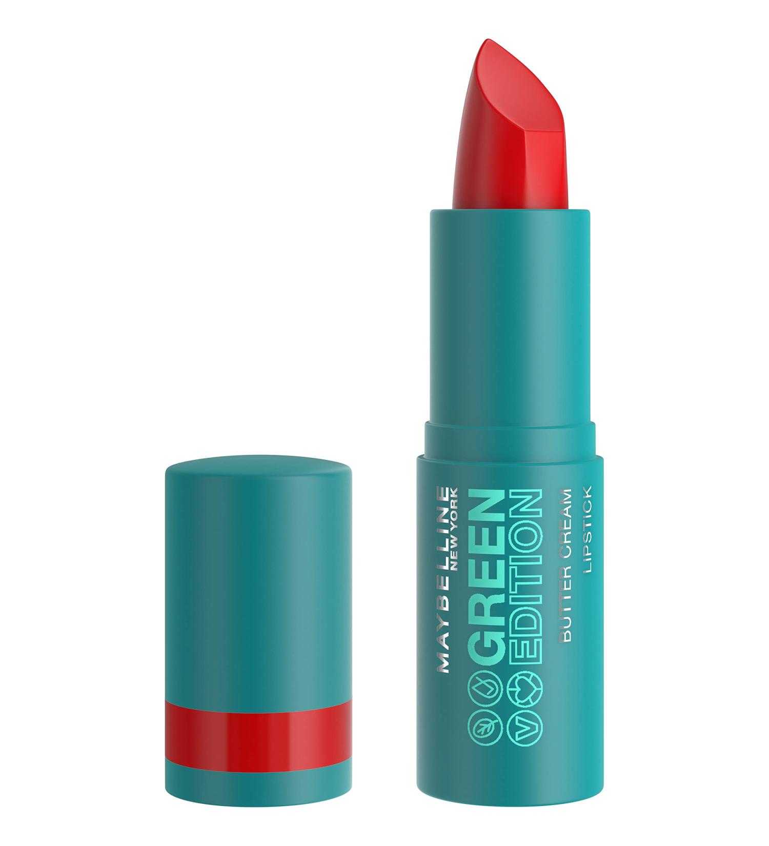 Maybelline Green Edition Rainforest Bright Red Lipstick - 0.12 oz - Buy Online on GoSupps.com