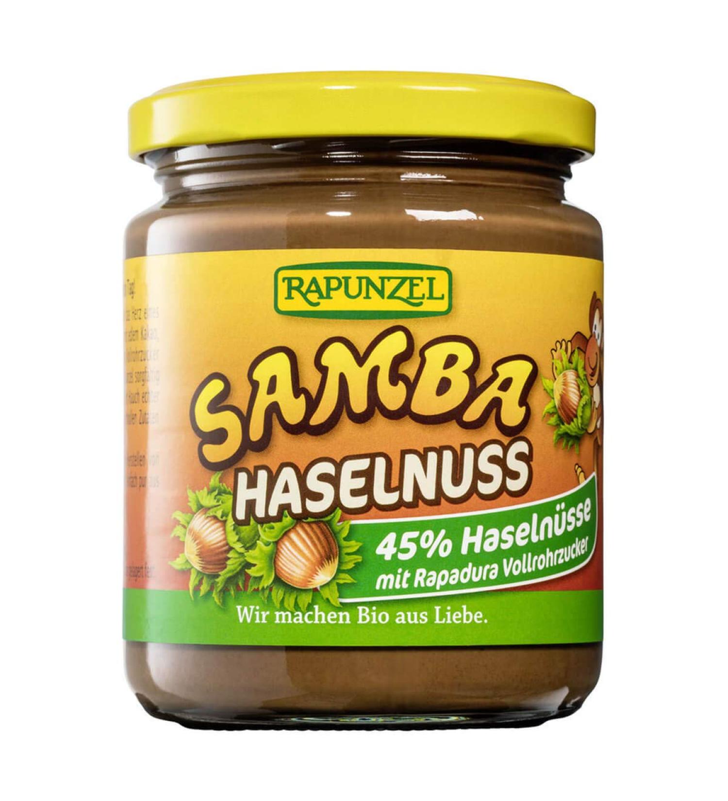 Rapunzel Samba Hazelnut 1 pack (1 x 250 g) - Organic Hazelnut Cocoa 250 g (1 pack)
