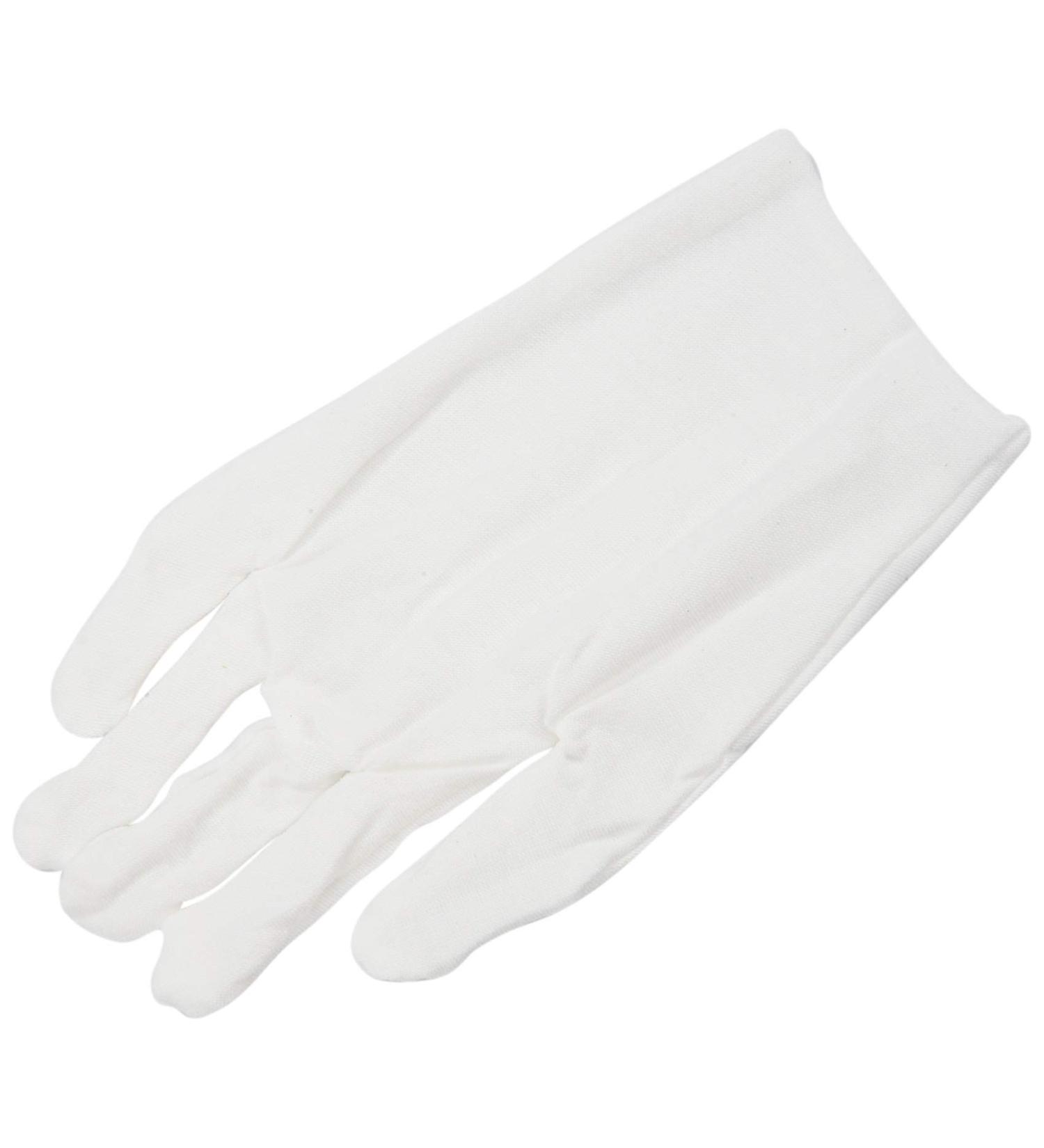 12 Pairs 100% Cotton Moisturizing Coating Glove White Health Music Work - Buy Online on GoSupps.com