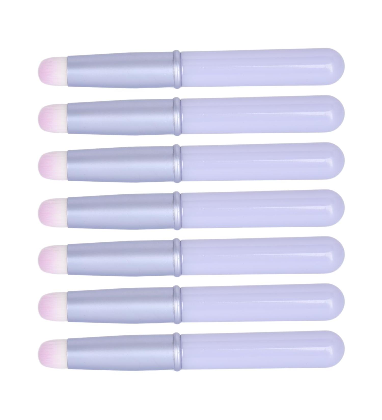 Lip Brush Multipurpose 7 Pieces Precise Coverage Concealer Makeup Brush Round Head for Travel - Buy Online on GoSupps.com