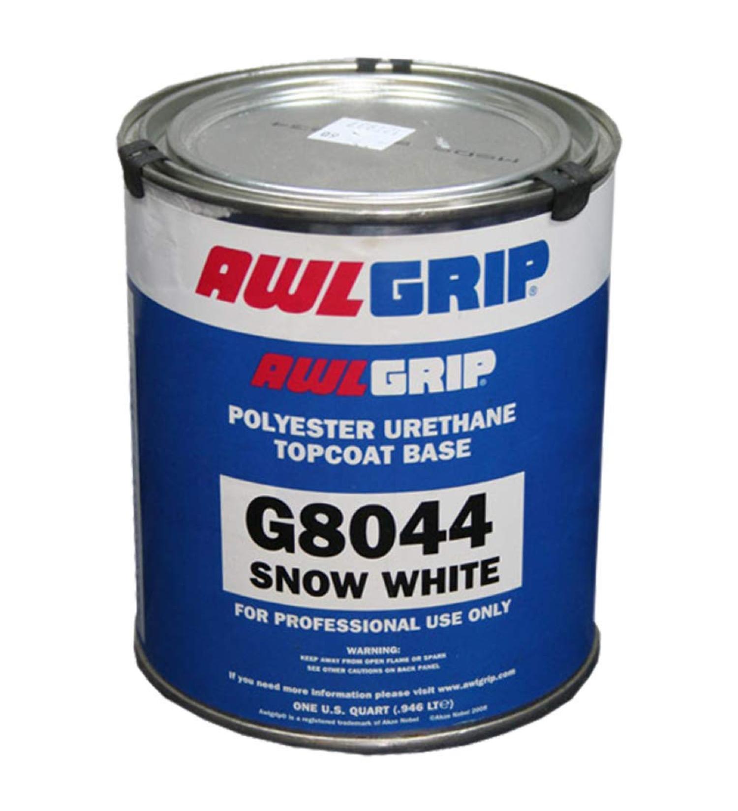 Awlgrip Premium Polyester Urethane Top Coat Quart, Snow White (L)