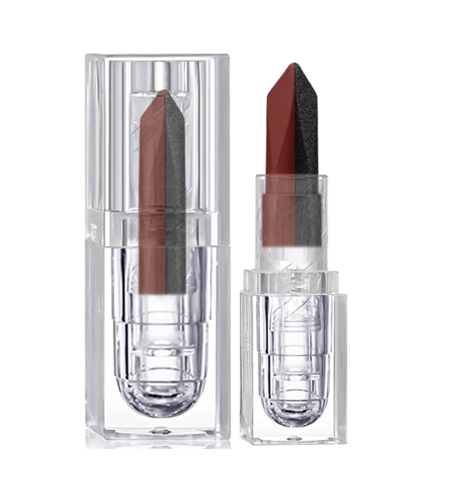 Matte Lipstick | Moisturizing Makeup Lipstick: Non-sticky dual-color lip gloss long-lasting moisturizing lipstick for healthy lips - Buy Online on GoSupps.com
