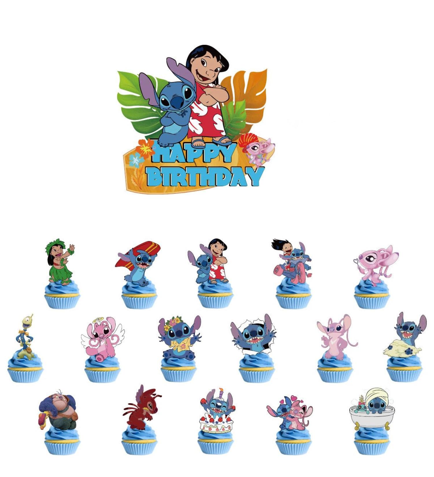 17PCS Cake Cupcake Topper Decorations Cartoon Happy Birthday Party Supplies Kids's Birthday Cake Party Decorations Supplies for Boys Girls' Theme Parties - Buy Online on GoSupps.com