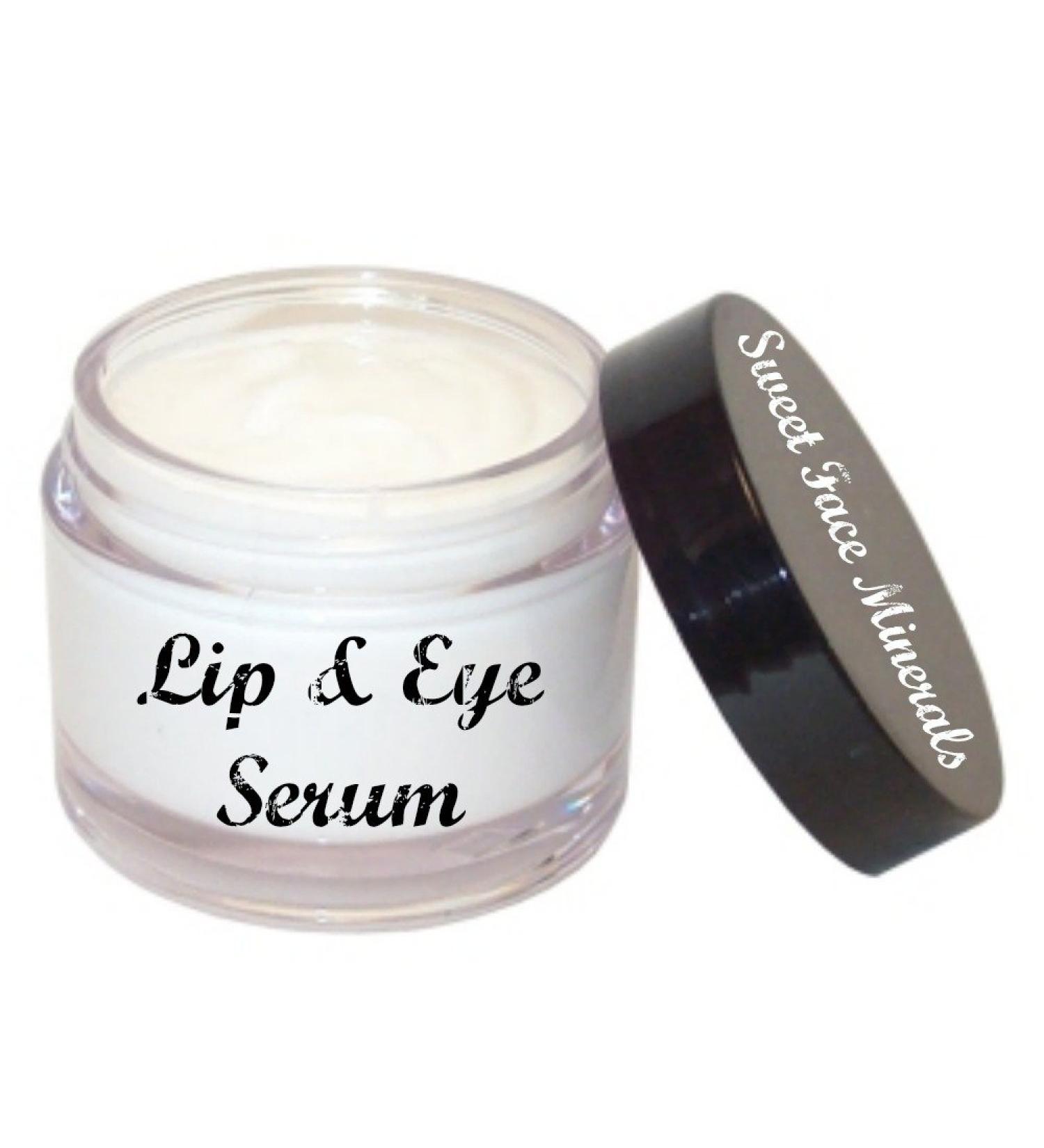 EYE & LIP CREAM SERUM (2oz Jar) Wrinkle Moisturizer Anti Aging Dark Circles Fine Lines Organic Lotion - Buy Online on GoSupps.com