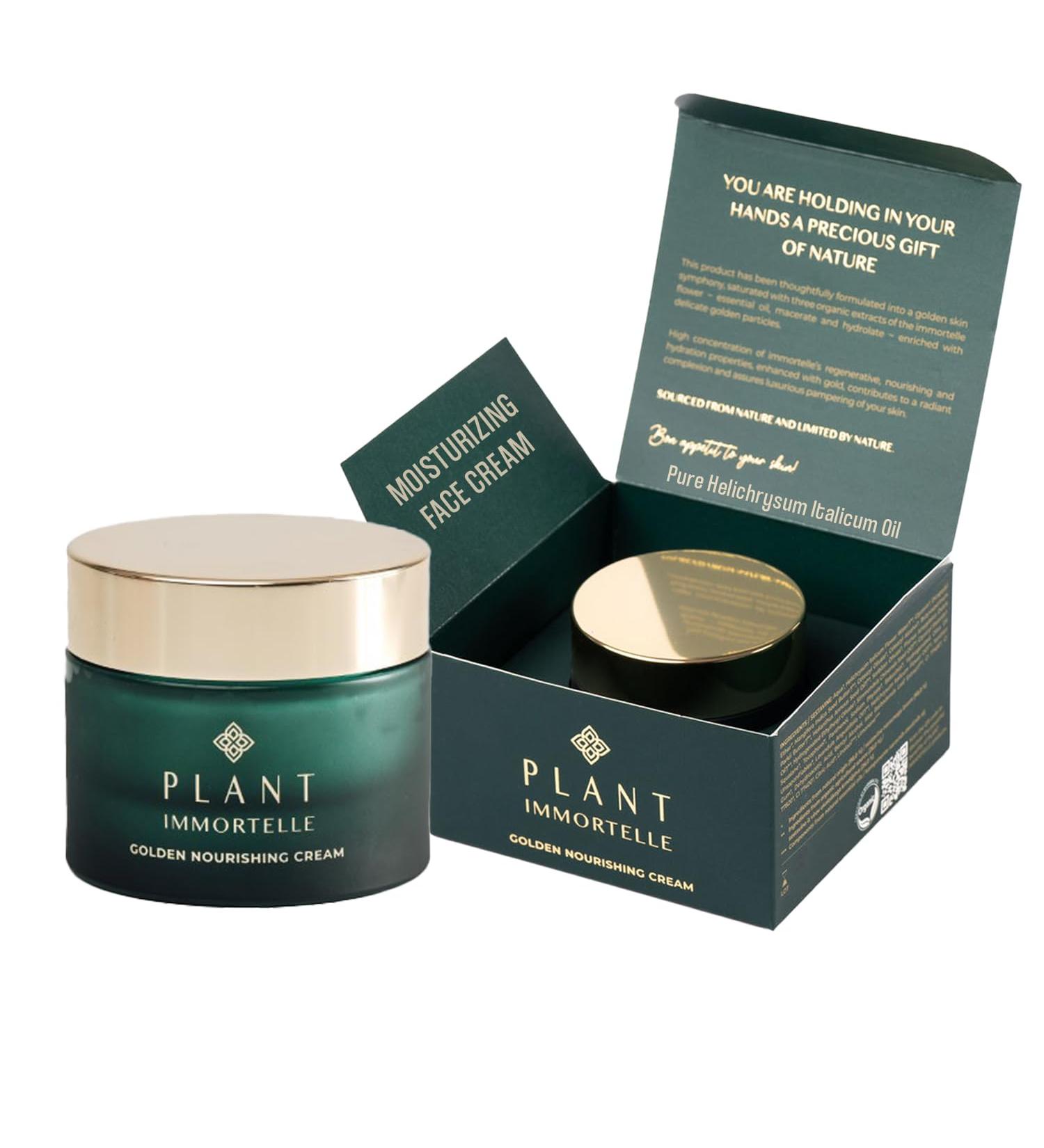 Moisturizer Face Cream for Women | Anti-Aging Hydrating Cream with Organic Helichrysum | Radiant Skin Nourishing Moisturizer - Buy Online on GoSupps.com