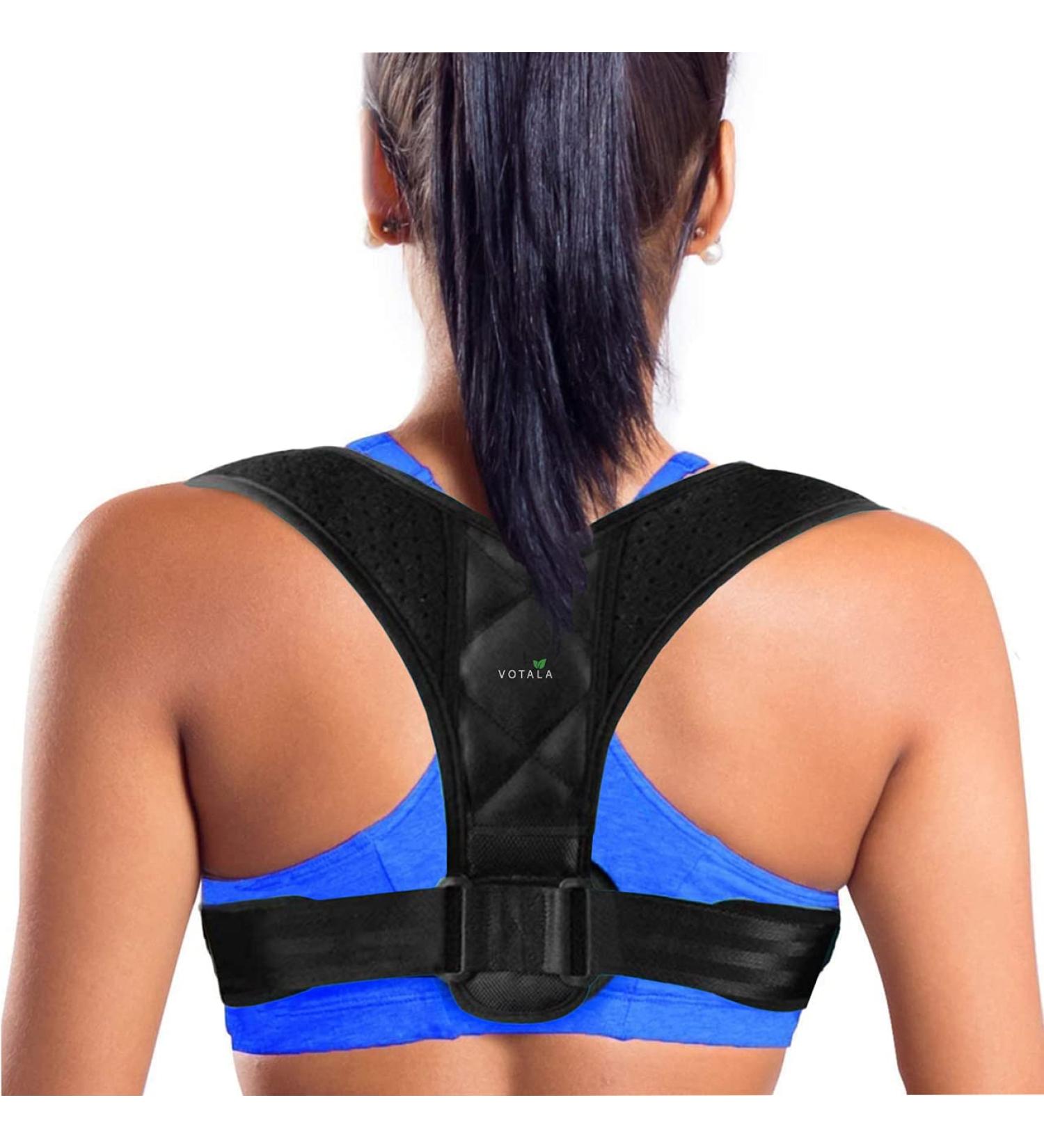 Posture Corrector for Women & Men | Adjustable Back Straightener for Neck Back & Shoulder Pain Relief | Breathable Support - Buy Online on GoSupps.com