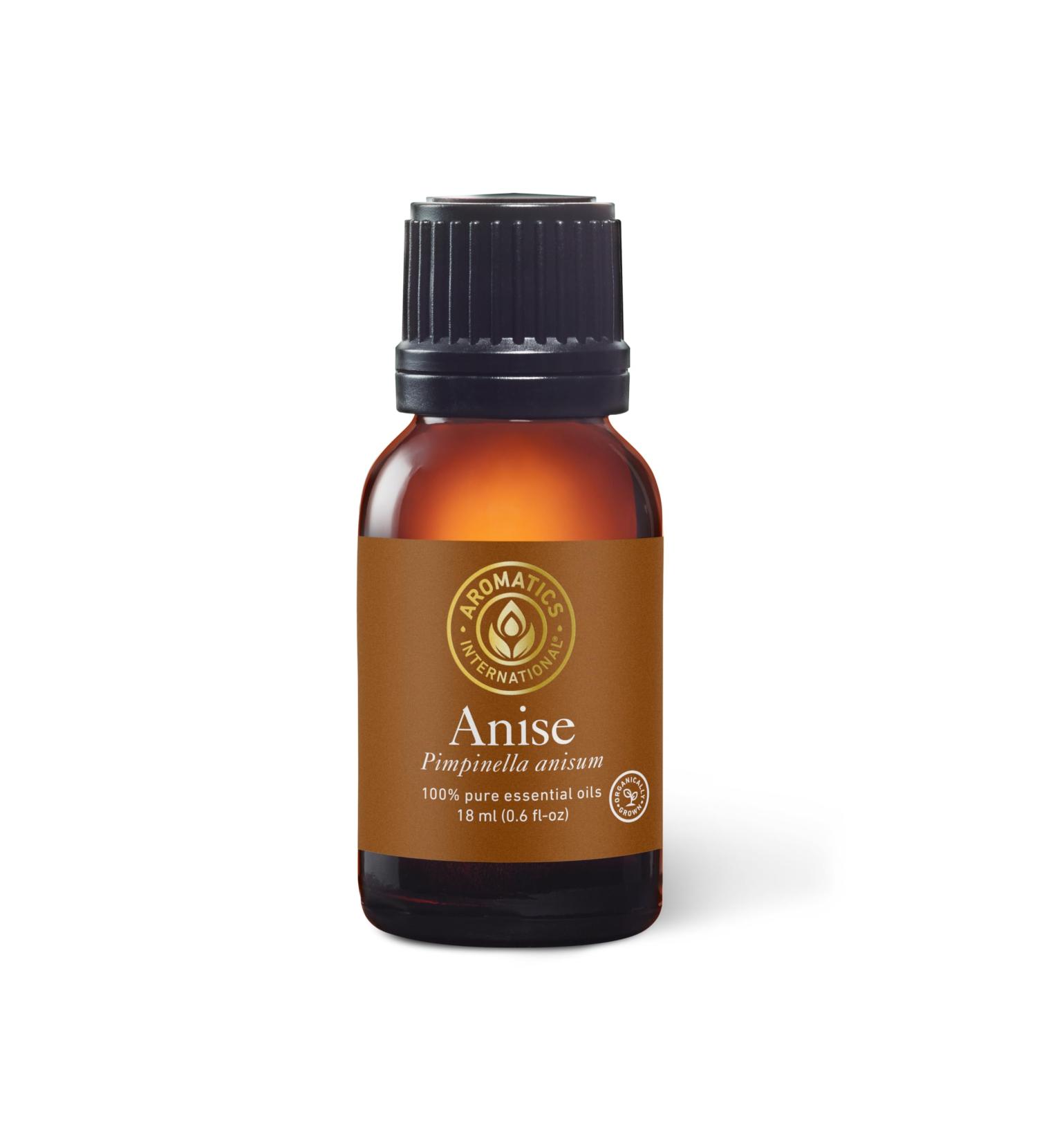 Aromatics International Premium Organic Anise Essential Oil 18ml | 100% Pure Essential Oil for Diffusion & Aromatherapy Anise 0.6 Fl Oz (Pack of 1) - Buy Online on GoSupps.com