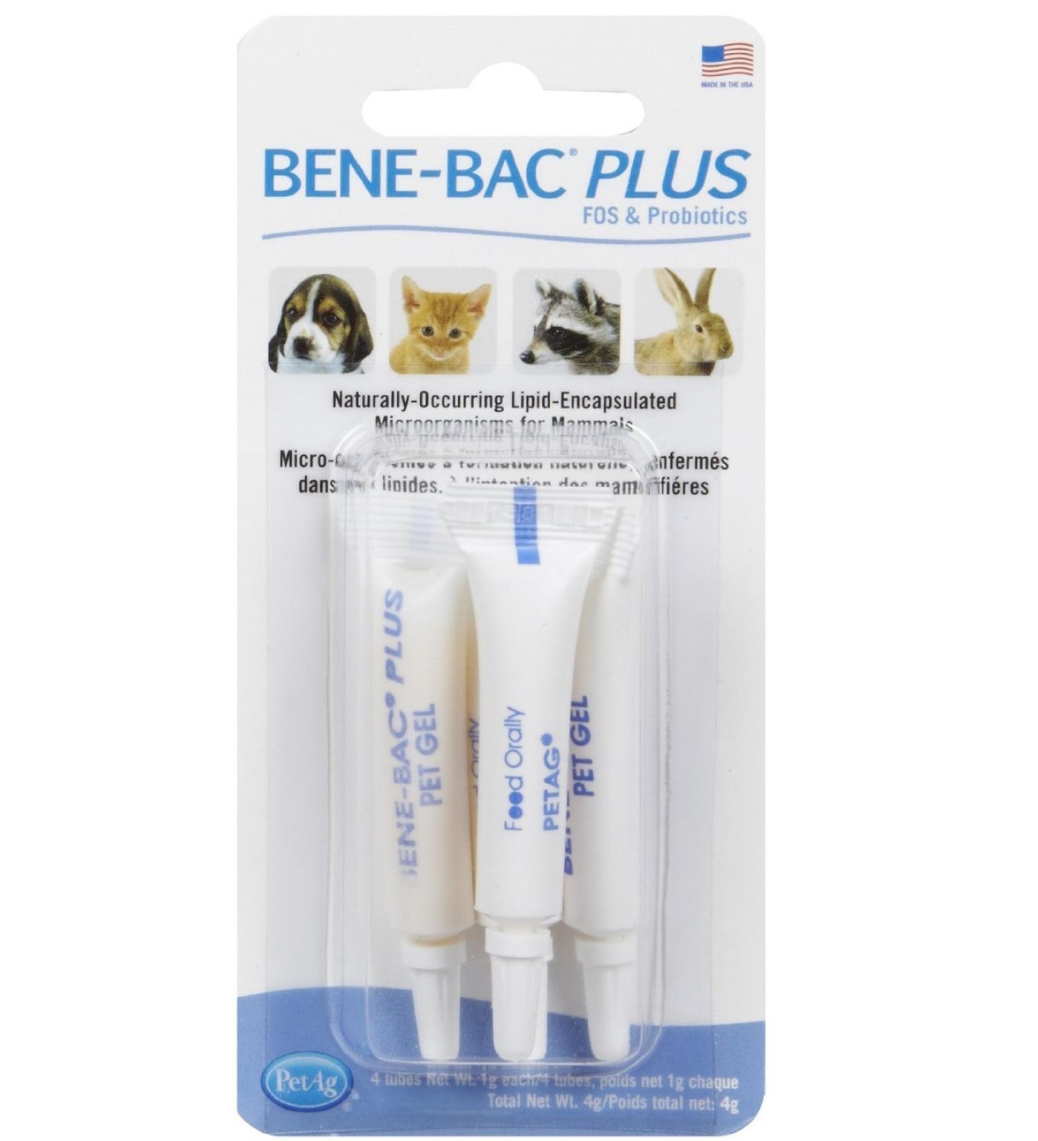 Bene-Bac Pet Gel 4-Pack - Four 1g tubes