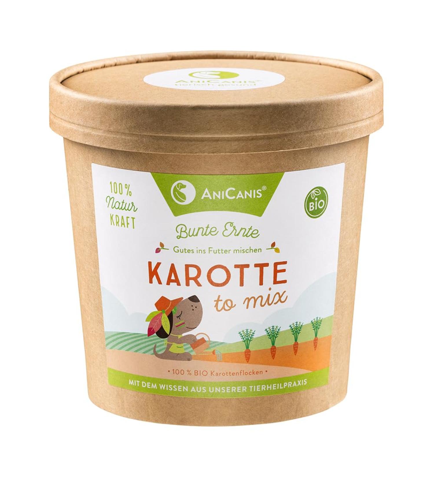 Anicanis Organic Carrot Flakes for Dogs - Dried Vegetable Carrot Flakes - 200g Healthy Dog Treats - Buy Online on GoSupps.com