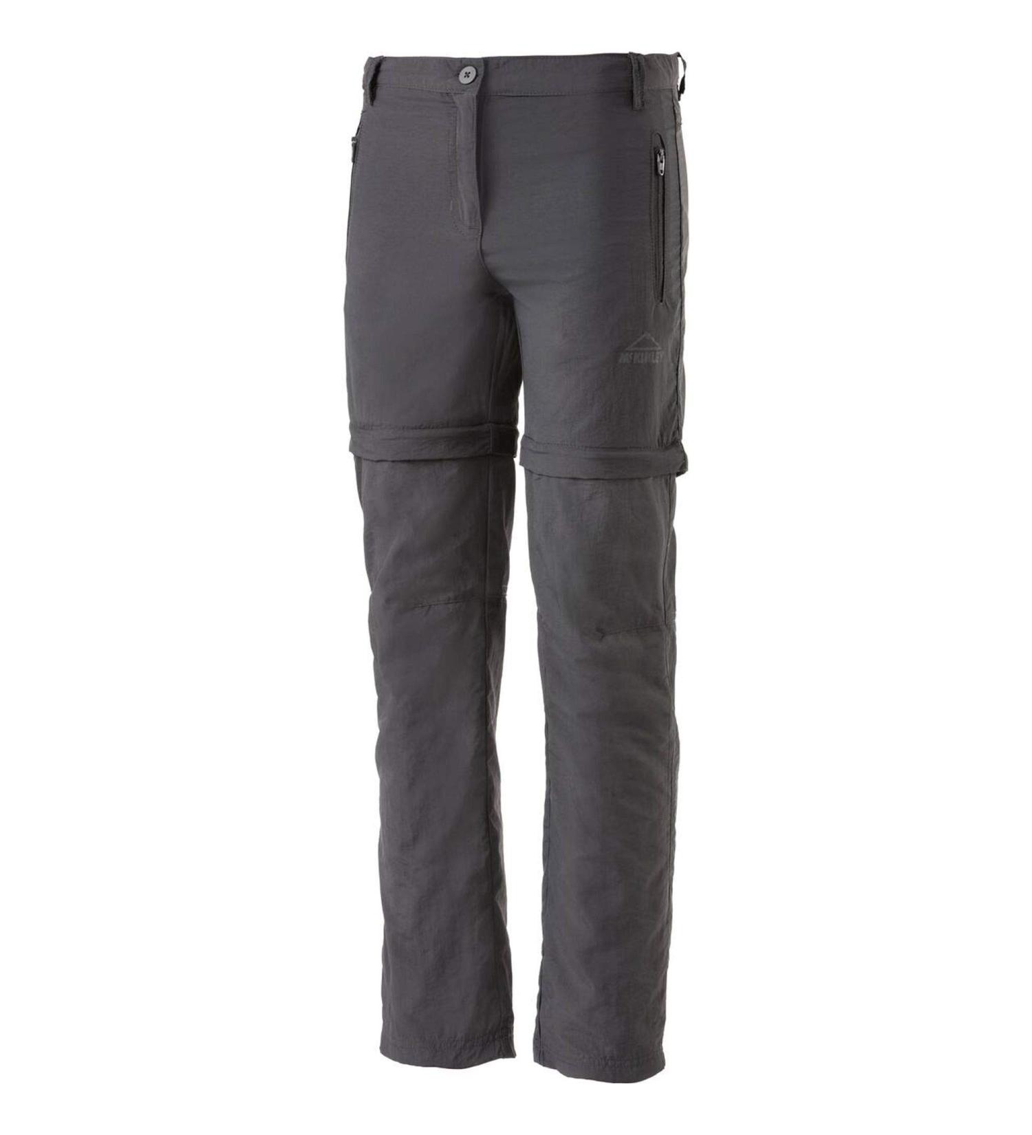 McKINLEY Girls' Zip-Off Pants Alana 140 Grey