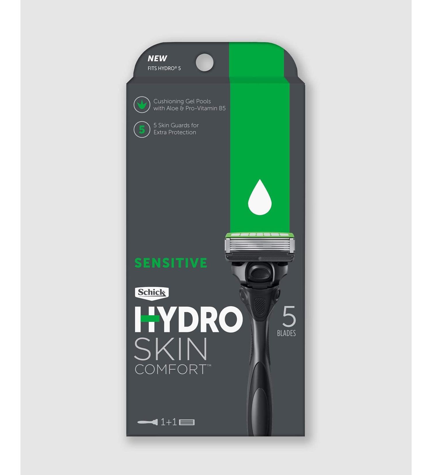 Buy Schick Hydro Skin Comfort Razor for Sensitive Skin - International Shipping Available - Buy Online on GoSupps.com