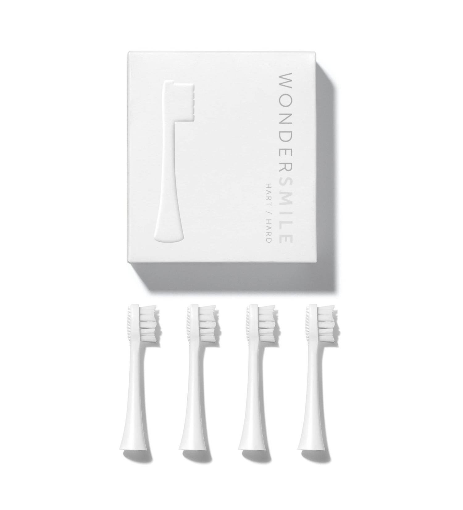 Wondersmile Replacement Brush Heads - All White Sound Toothbrush Bristles (4 Pack) for Optimal Oral Care - Buy Online on GoSupps.com