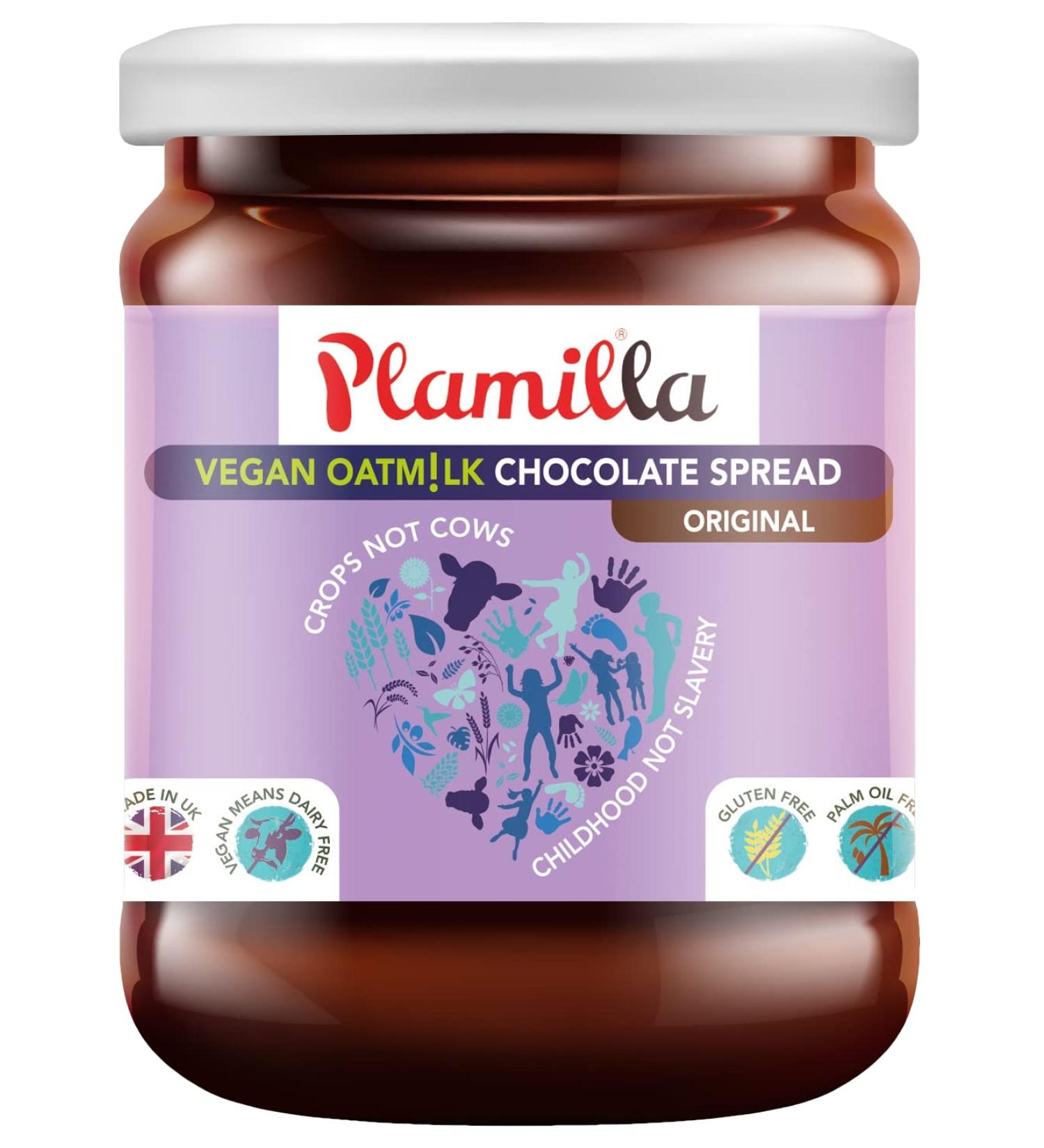 Plamil Chocolate Spread with Hazelnut Flavour 275g - VEGAN - DAIRY FREE - GLUTEN FREE - Buy Online on GoSupps.com