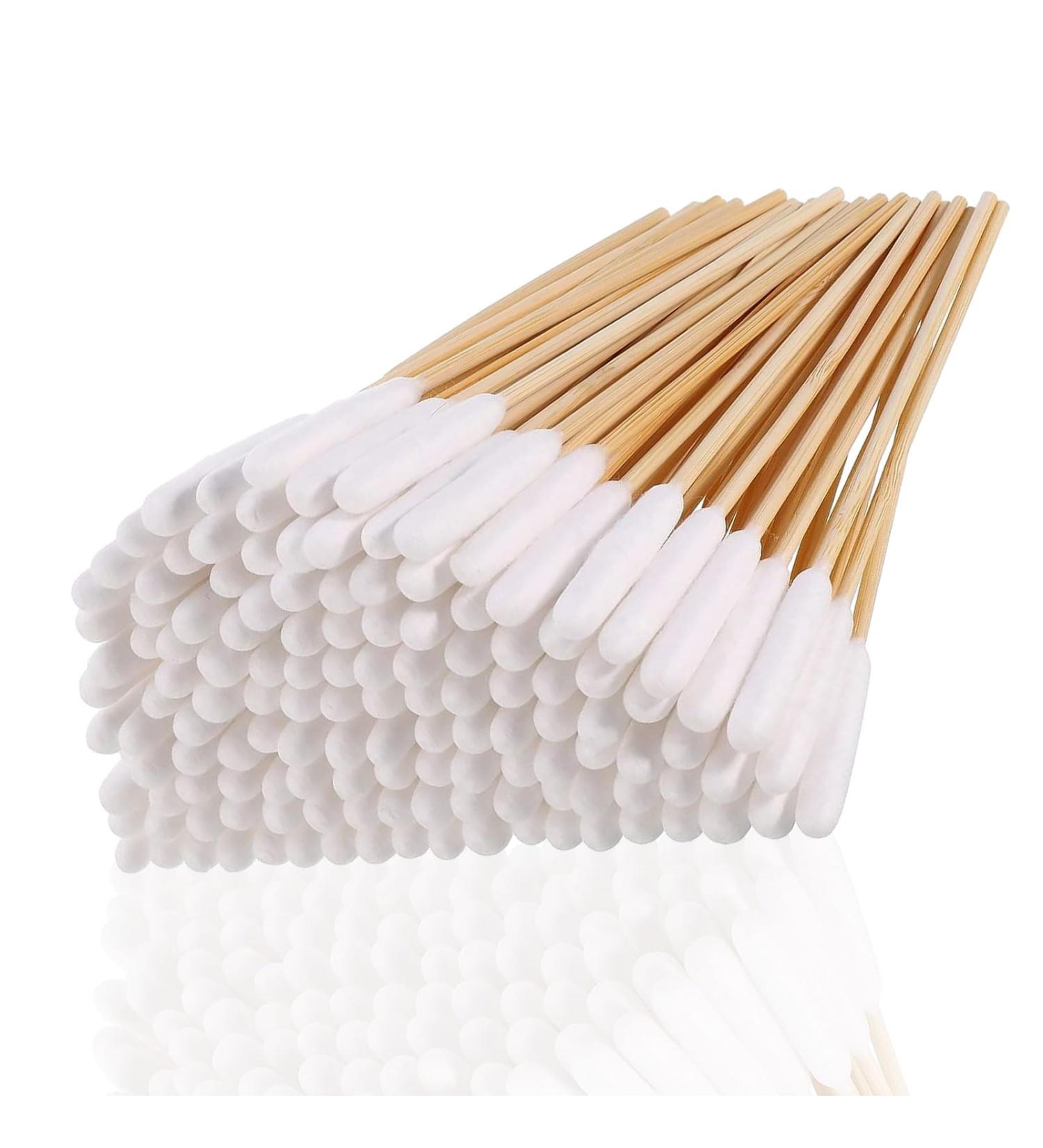 kuryt 100PCS Dog Ear Cleaner Swab Sticks Otodine Ear Cleaner for Dogs Cotton Material Ear Cleaning Dog Cat Pet Ear Swabs(Long-15cm - Buy Online on GoSupps.com
