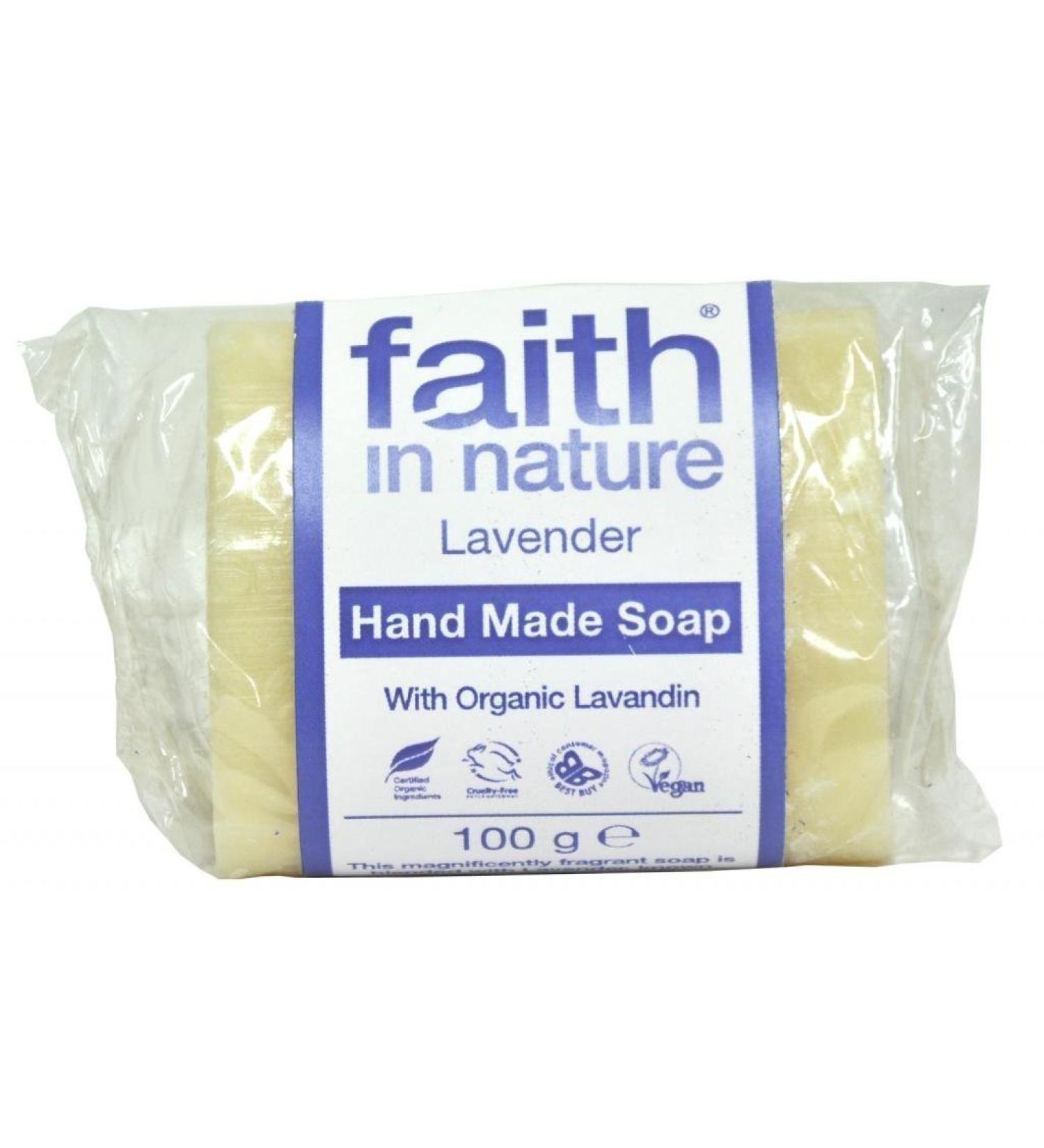 Faith in Nature Lavender Pure Veg Soap 100g