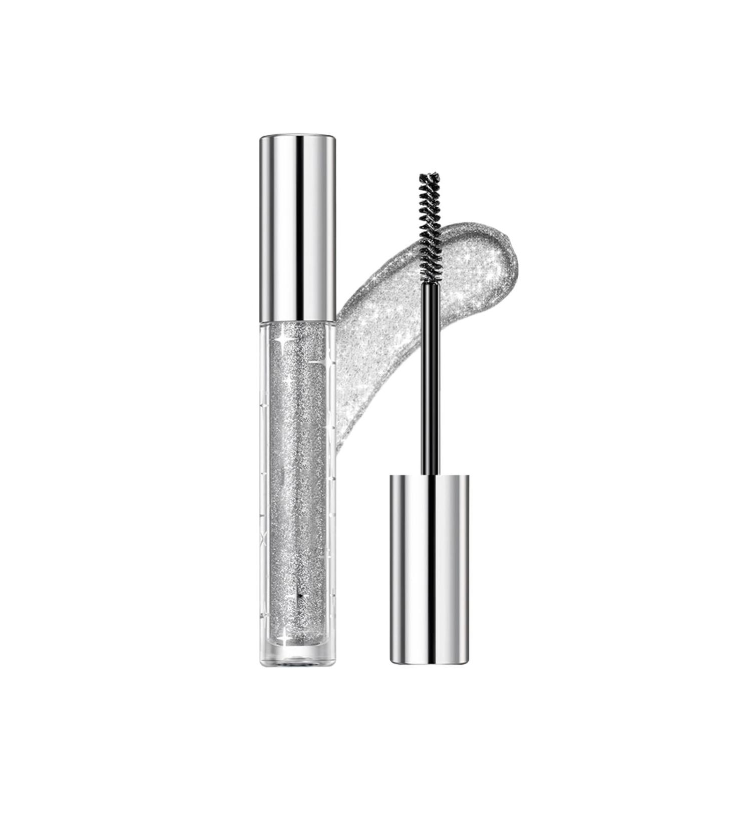  Hppsctink Diamonds Mascara 3.2g Waterproof Non-Smudge Mascara Lengthening and Volumizing Sparkling Eyes Silver mascara - Buy Online on GoSupps.com