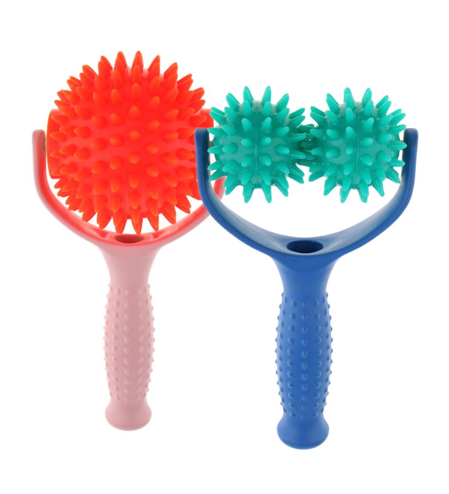 Buy 2x Massage Roller Ball with Handle - Body Muscle Relaxation & Self-Massage Tool - International Shipping - Buy Online on GoSupps.com