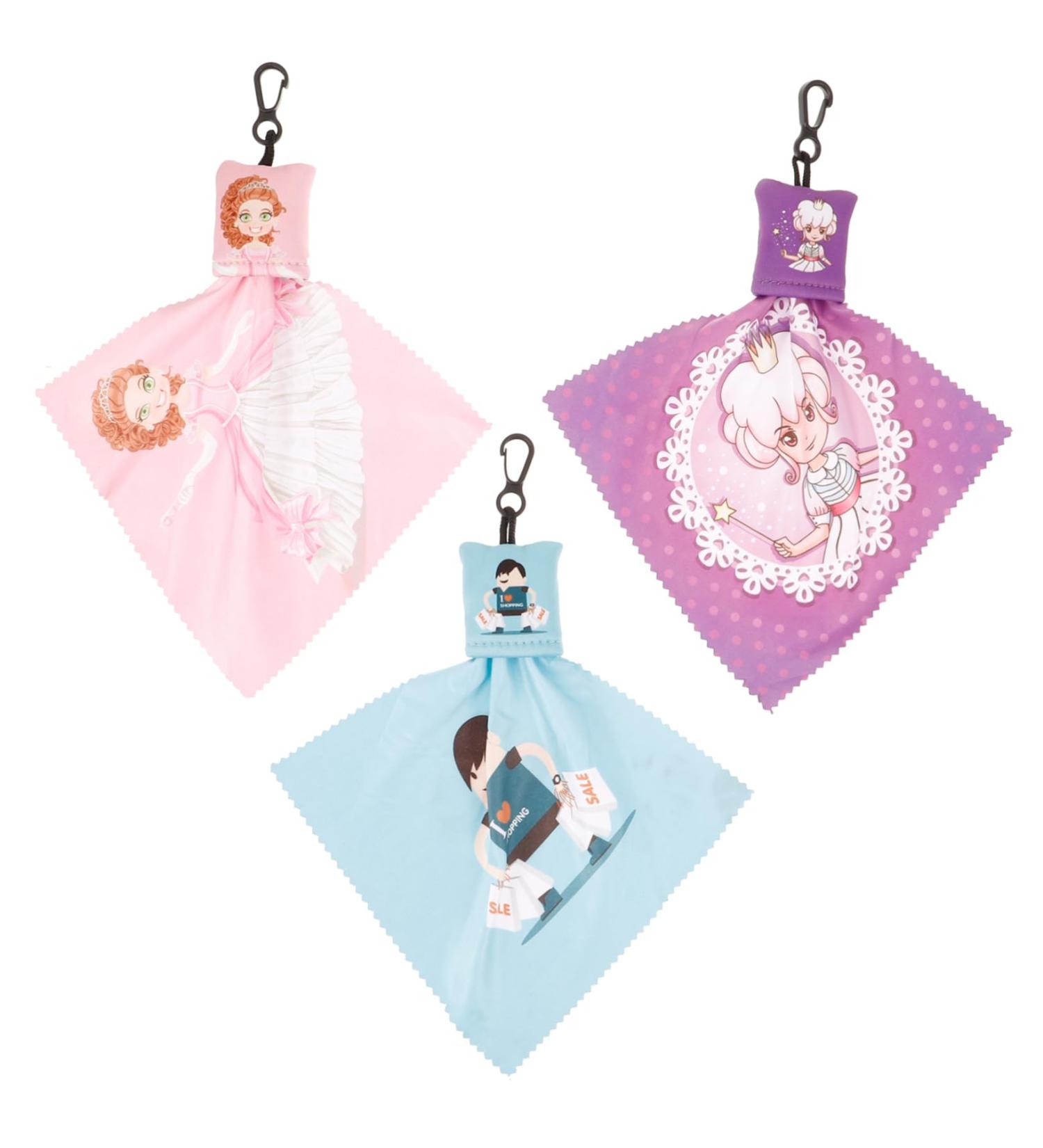 FRCOLOR 3pcs Keychain Glasses Cloth & Screen Lens Wipes - Portable Eyewear Cleaning Cloth for Glasses & Electronics - Buy Online on GoSupps.com